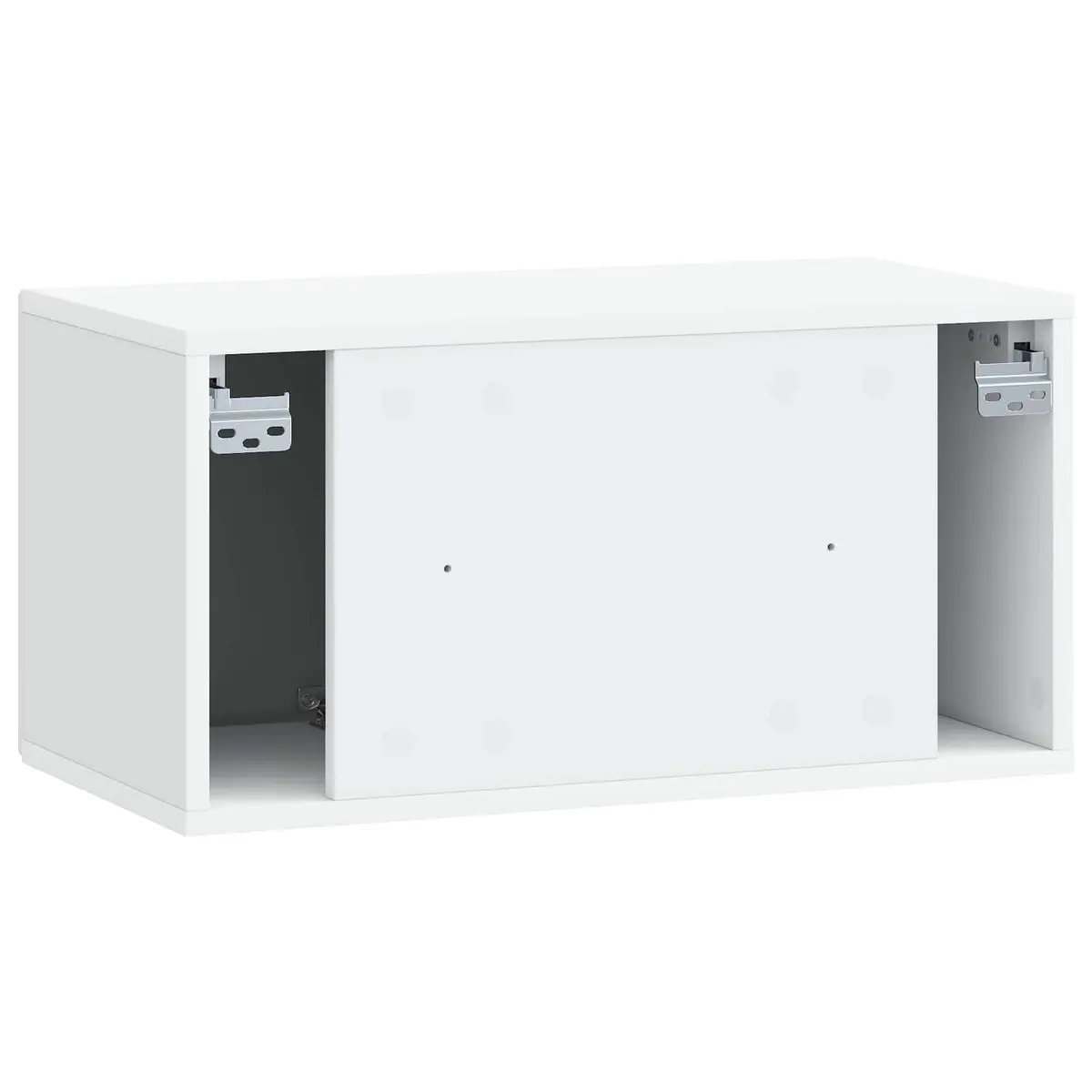 Wall-Mounted TV Cabinet Engineered Wood 59.5 x 31 x 30 cm White