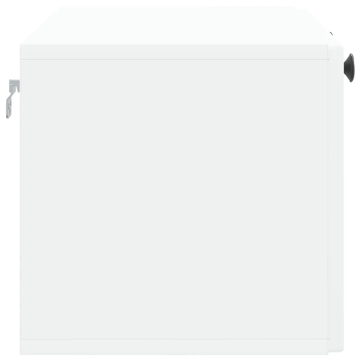 Wall-Mounted TV Cabinet in White