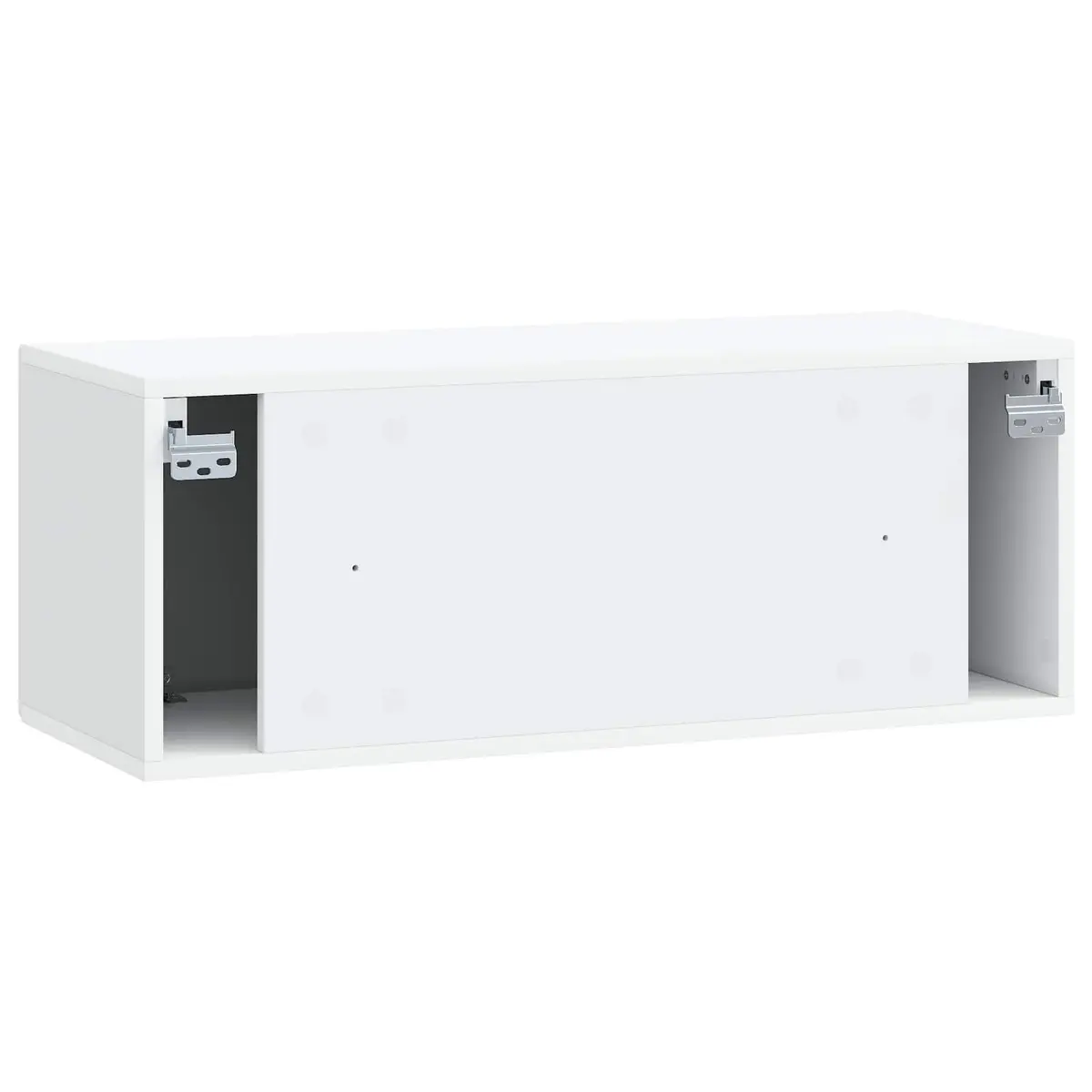 Wall-Mounted TV Cabinet in White