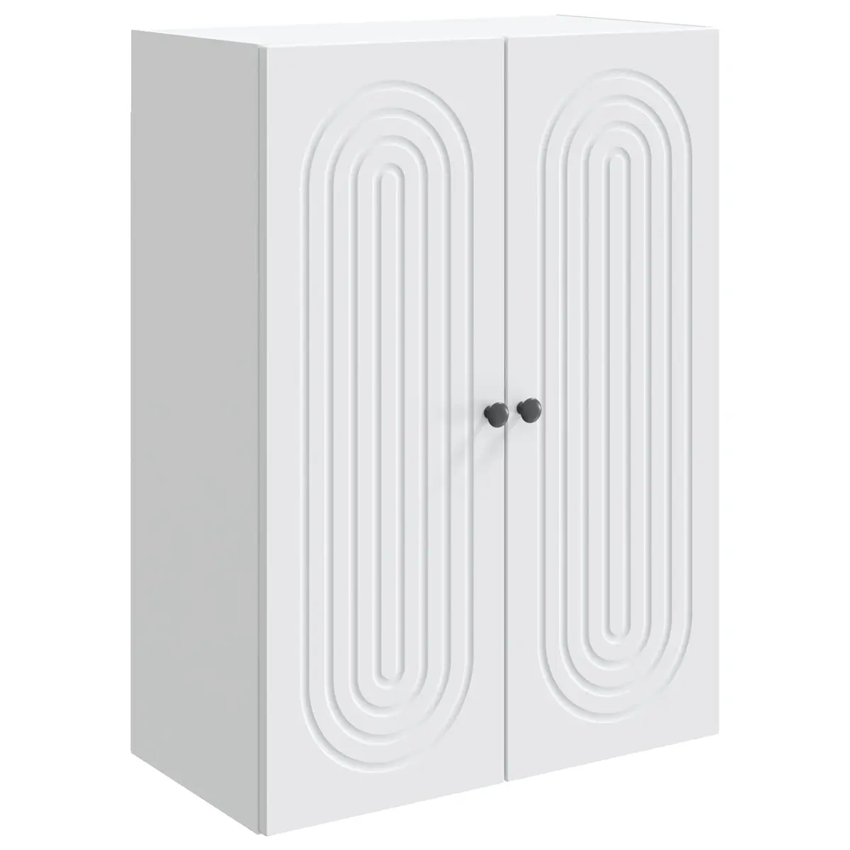 Wall-Mounted Storage Cabinet Engineered Wood 66x34.5x90cm White