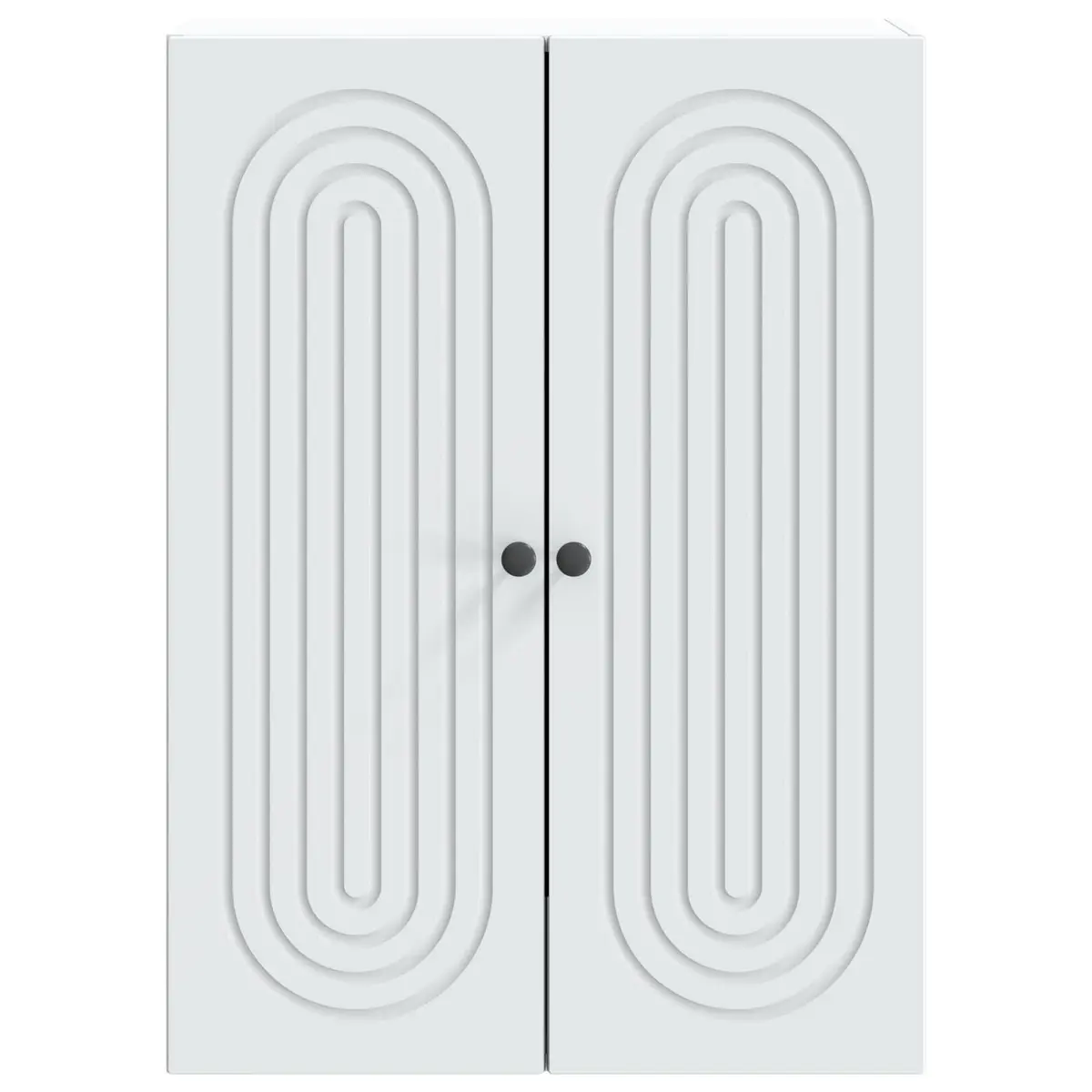 Wall-Mounted Storage Cabinet Engineered Wood 66x34.5x90cm White