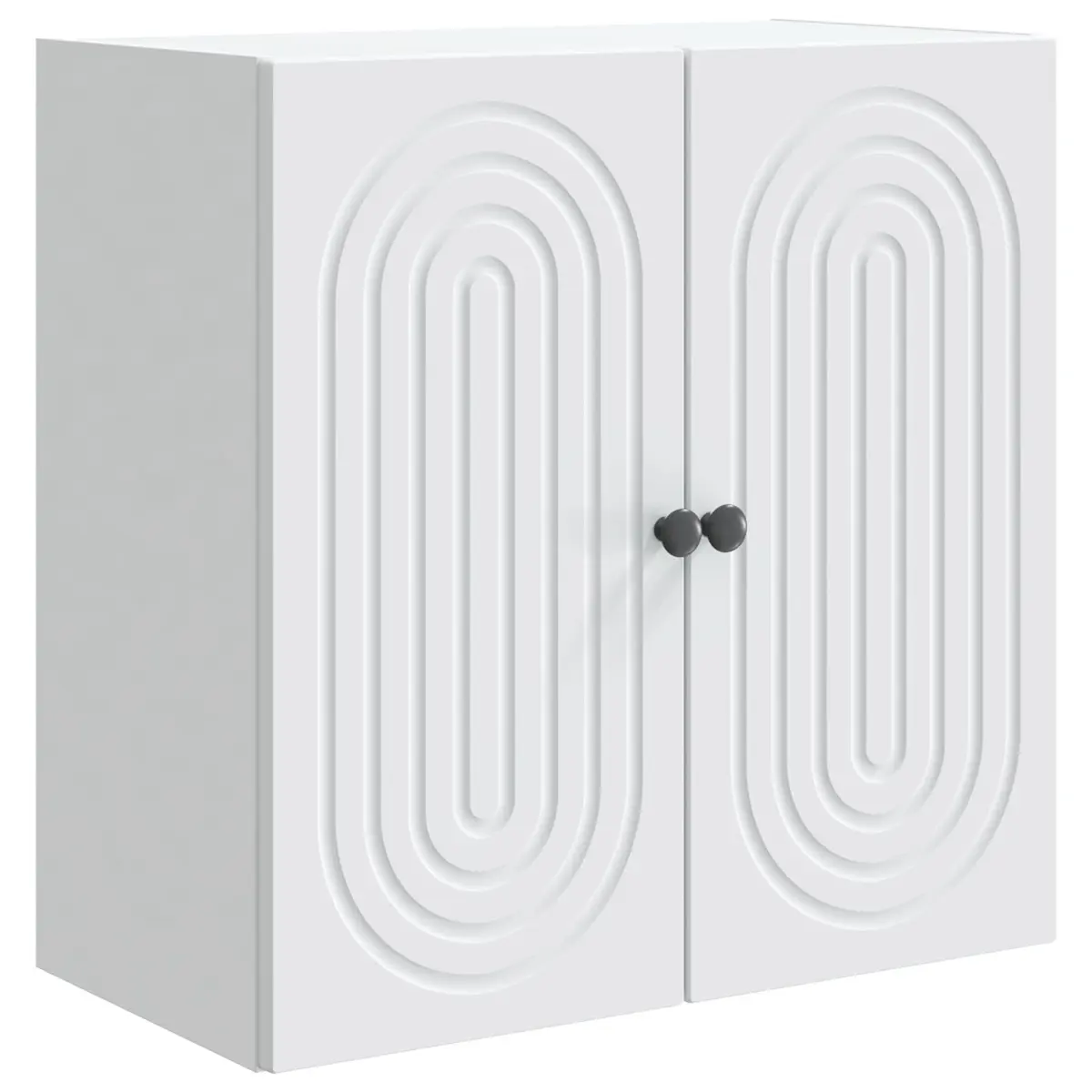 Wall-Mounted Storage Cabinet in White