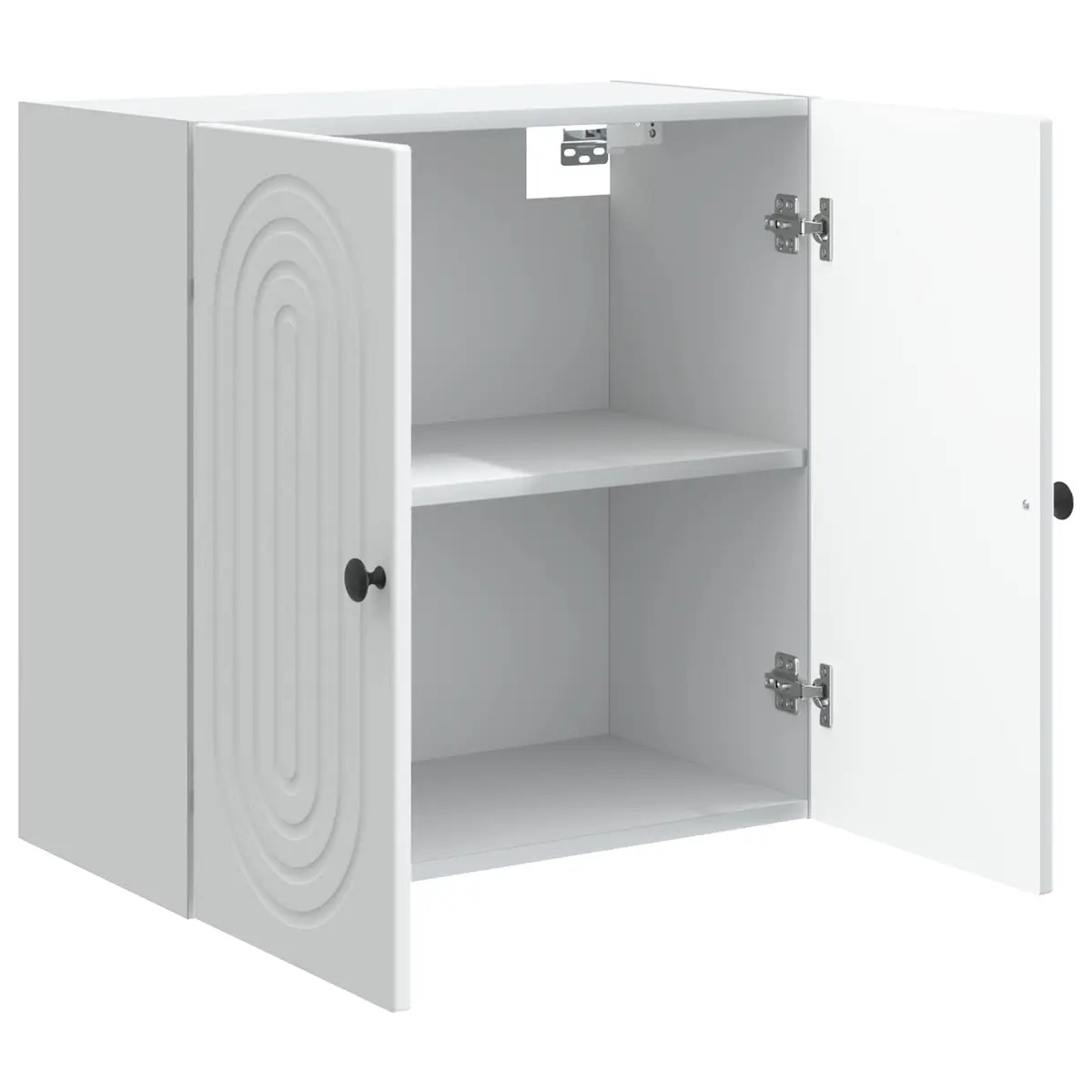 Wall-Mounted Storage Cabinet in White