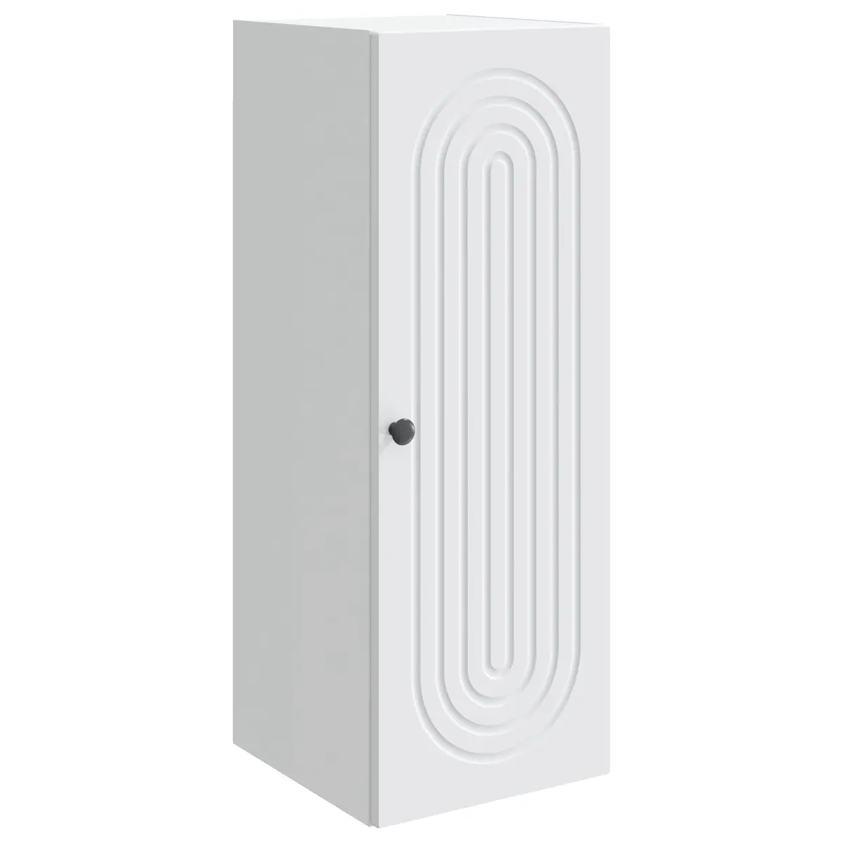 Wall-Mounted Storage Cabinet Engineered Wood 33 x 34.5 x 90 cm White