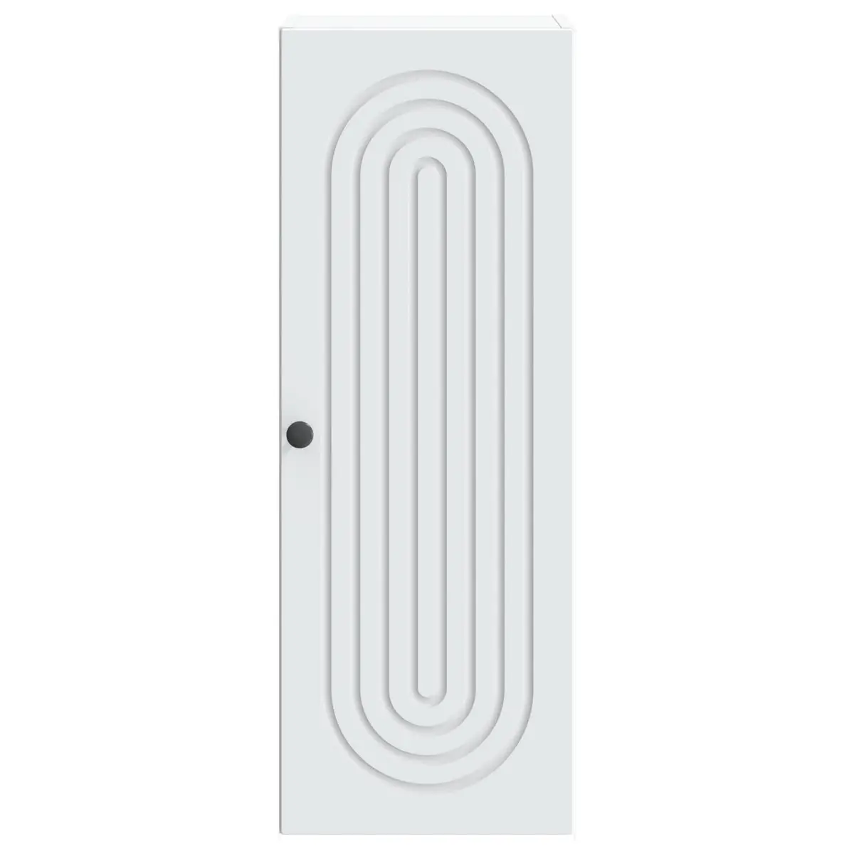 Wall-Mounted Storage Cabinet Engineered Wood 33 x 34.5 x 90 cm White