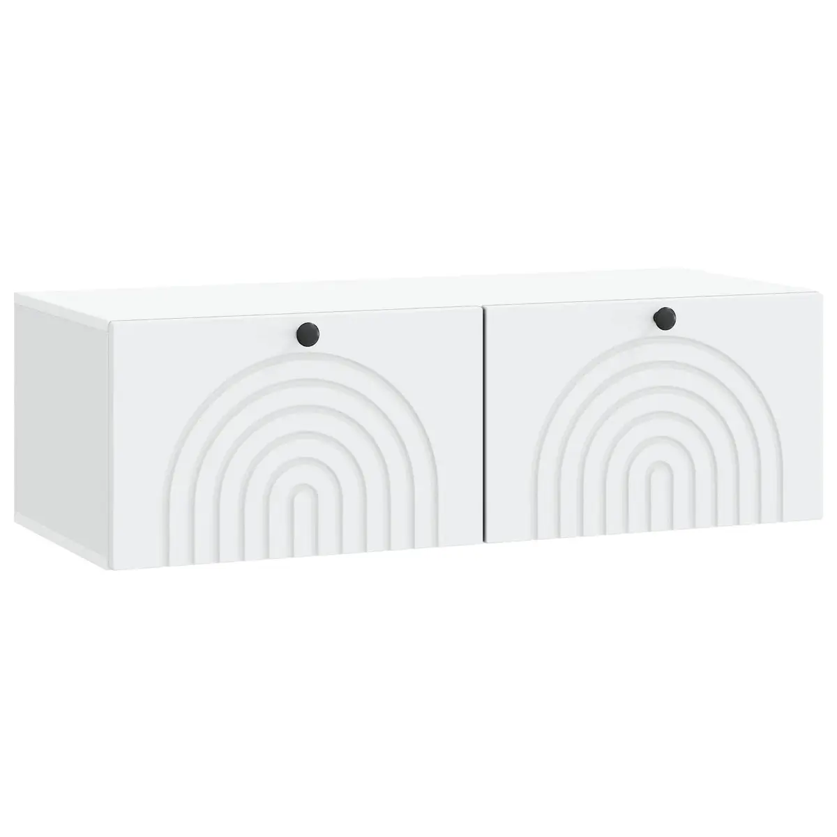 Wall-Mounted TV Cabinet Engineered Wood 99 x 41 x 30 cm White