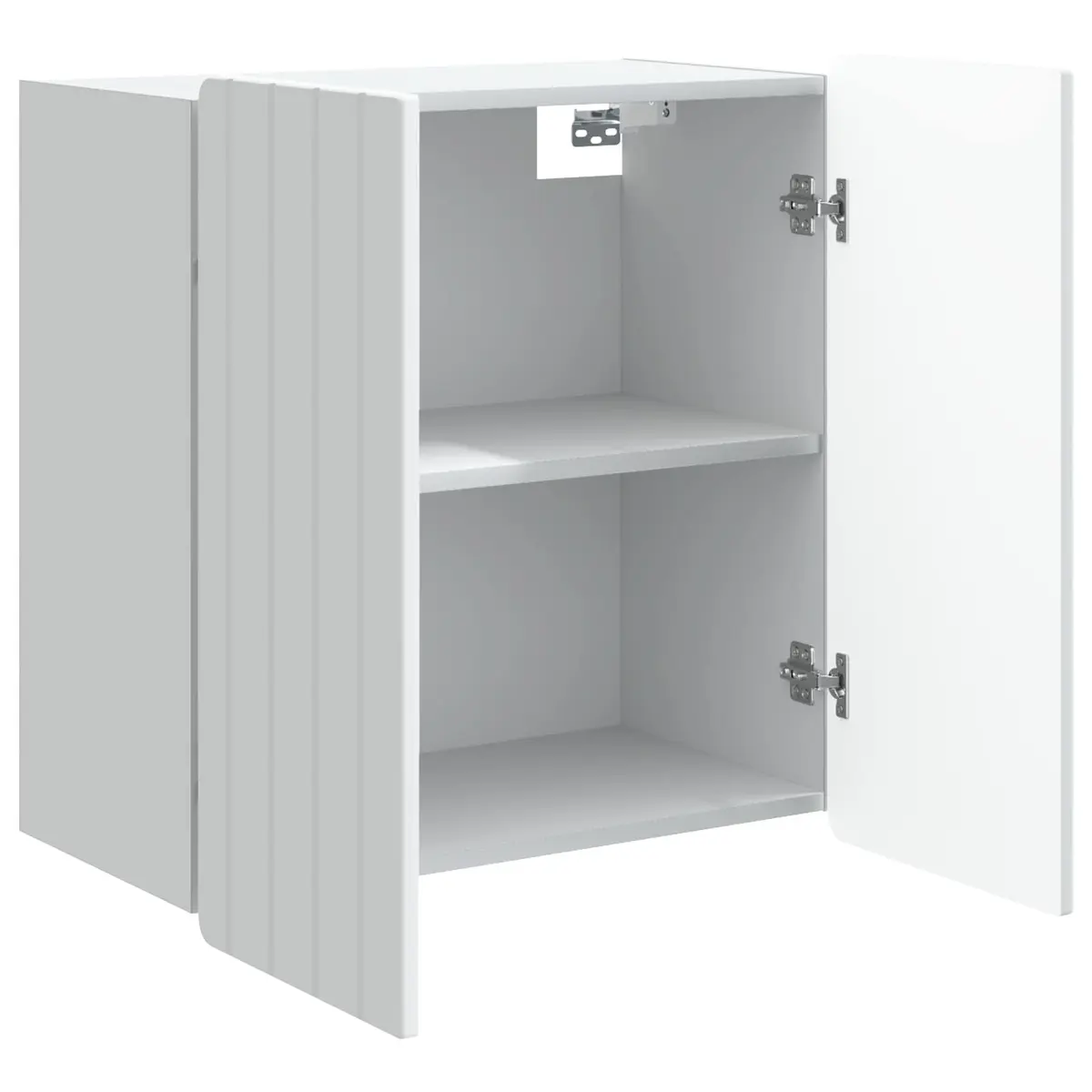 Wall-Mounted Storage Cabinet in White