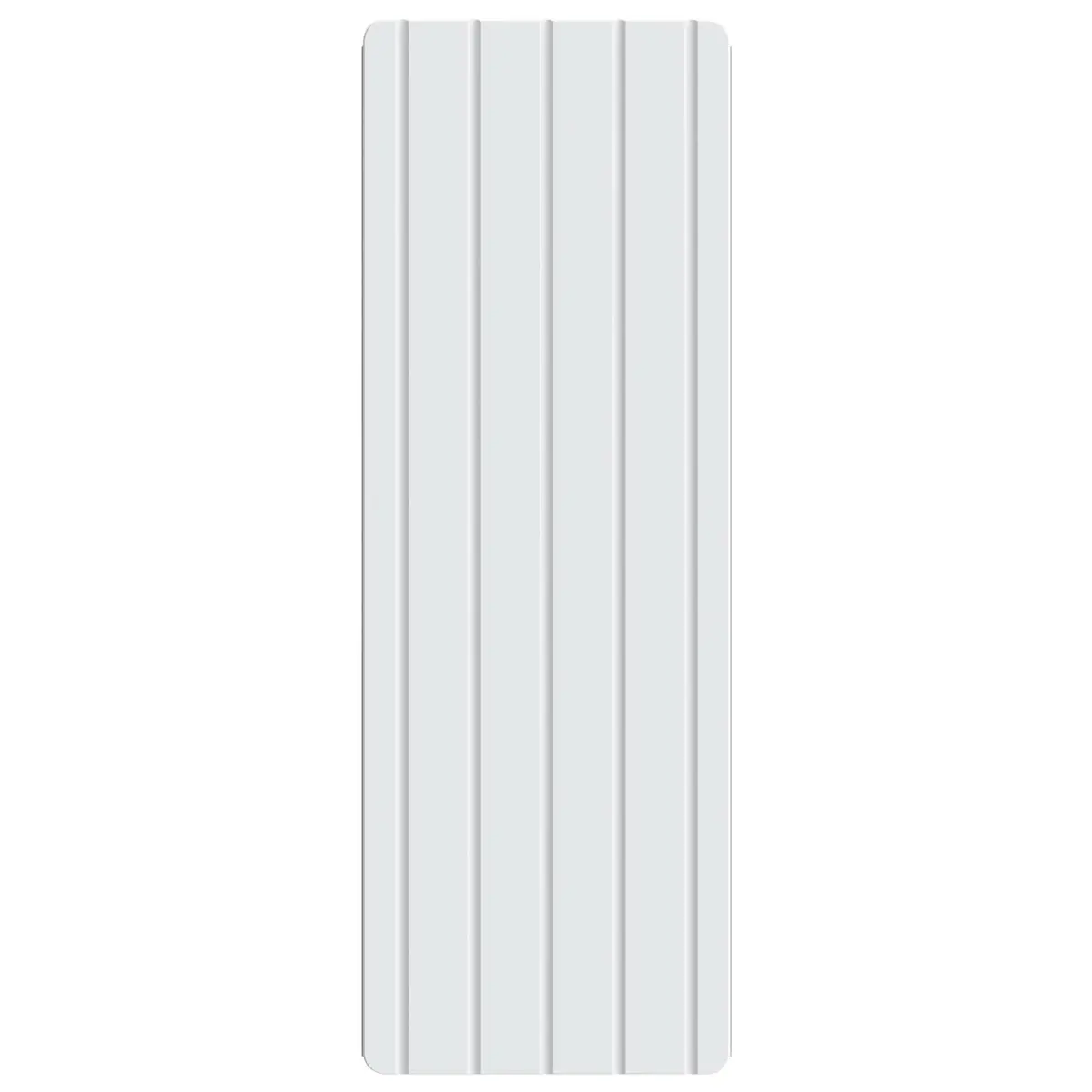Wall Cabinet Engineered Wood White 33cm x 34.5cm x 94cm Storage with Internal Shelves and 90 Degree Swing Hinge Doors