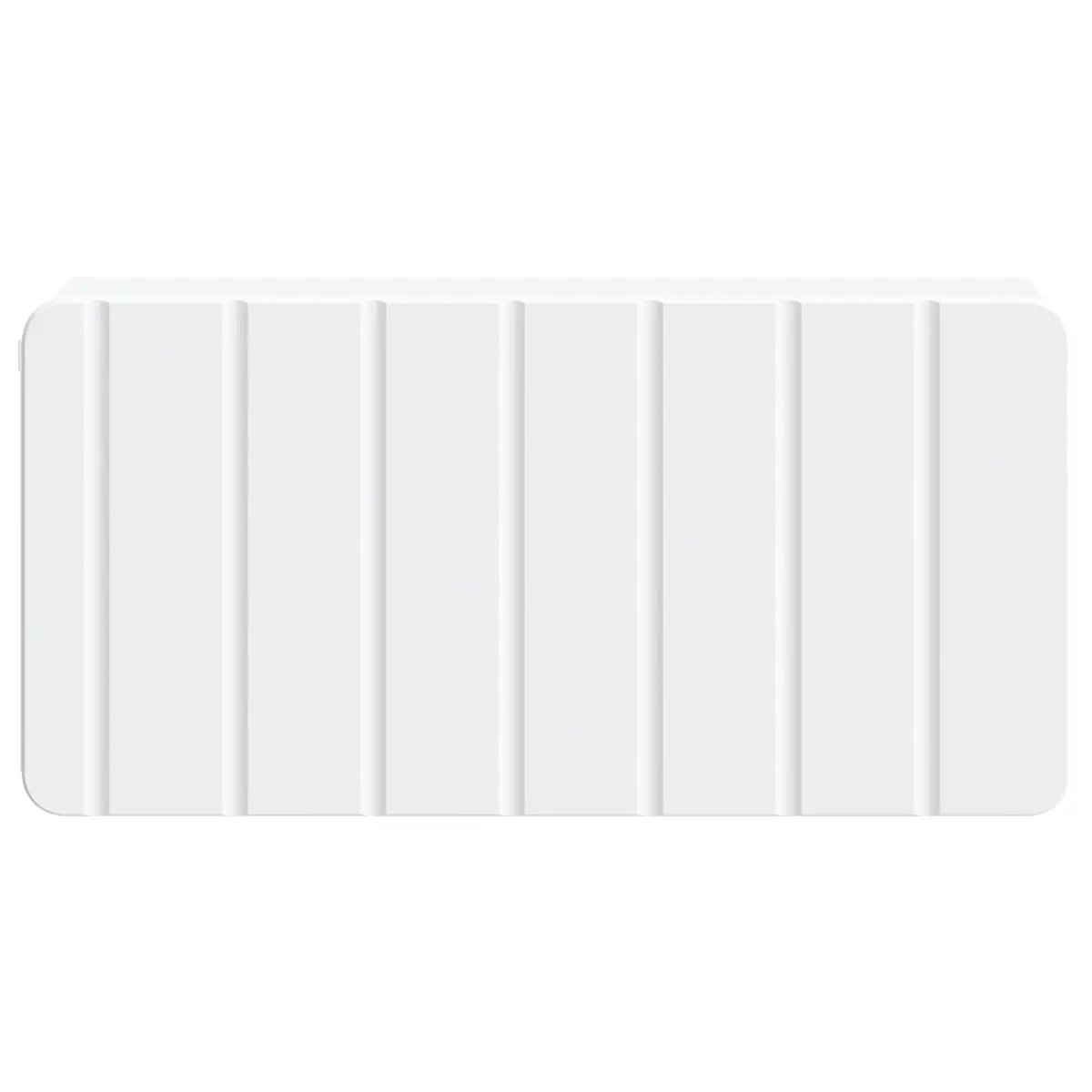 White Wall-Mounted Bedside Cabinet with Drawer