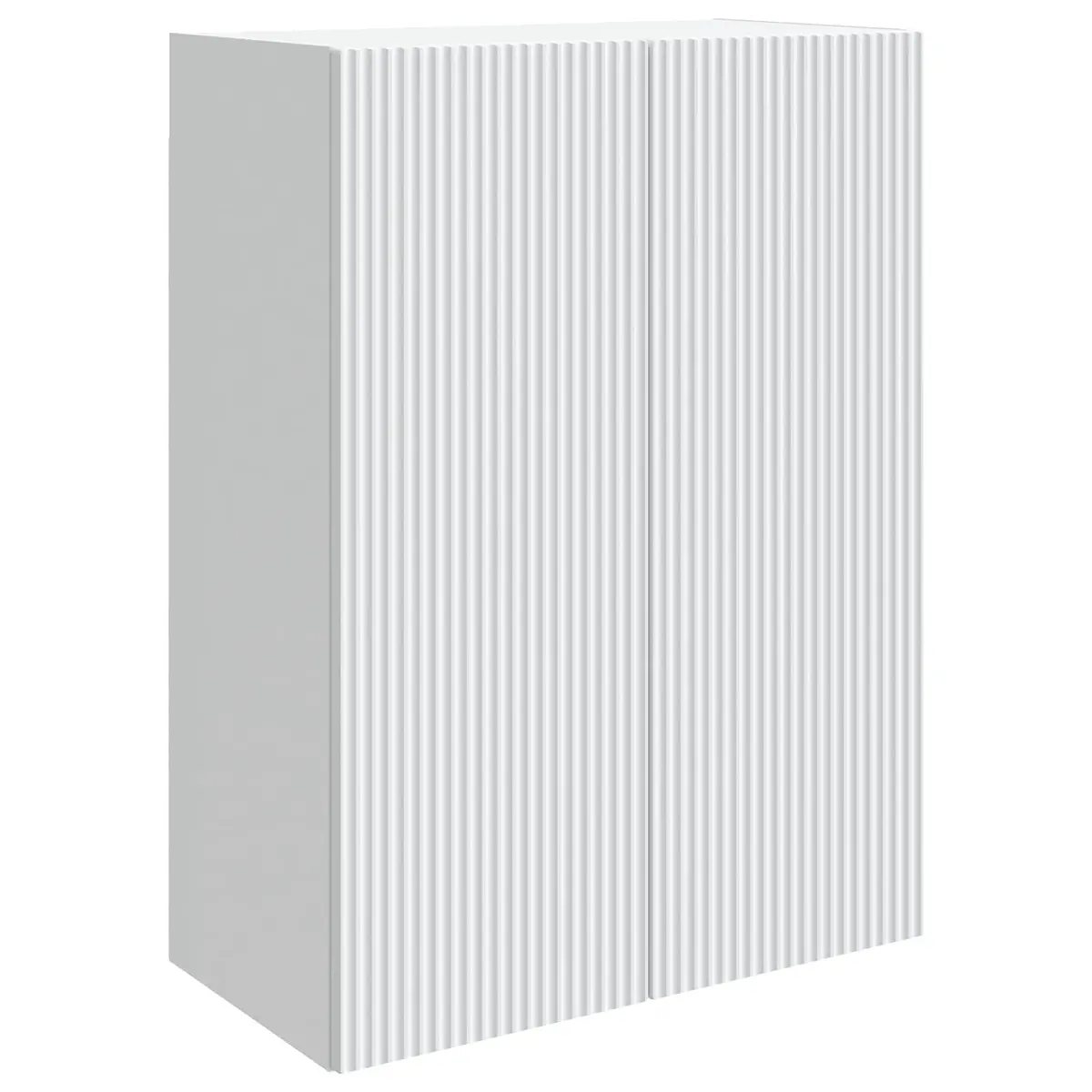 Wall-Mounted Storage Cabinet Engineered Wood 66 x 34.5 x 90 cm White