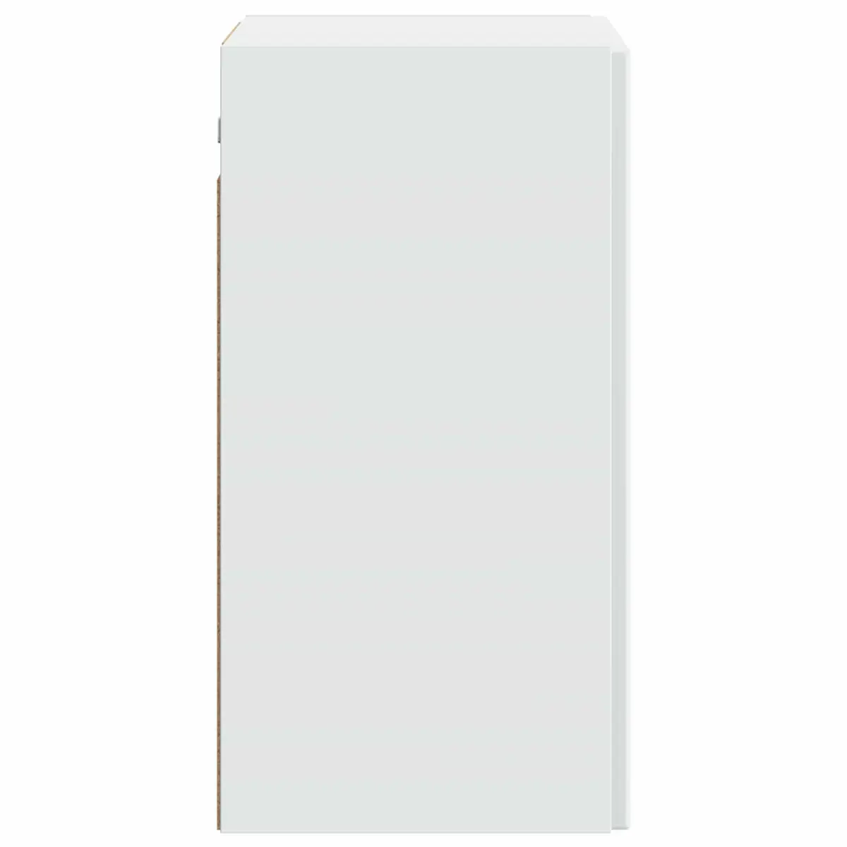 Wall-Mounted Storage Cabinet Engineered Wood 59x31x60cm White Organiser Shelf
