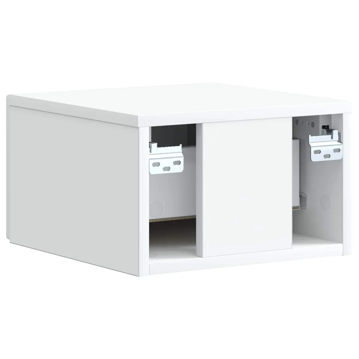 Wall-Mounted Bedside Cabinet Engineered Wood 33x34.5x20cm White