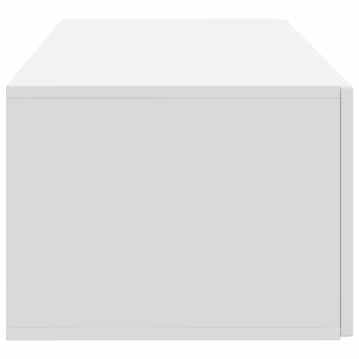 Wall-Mounted TV Cabinet White Modern Living Room Storage Engineered Wood 78.5cm