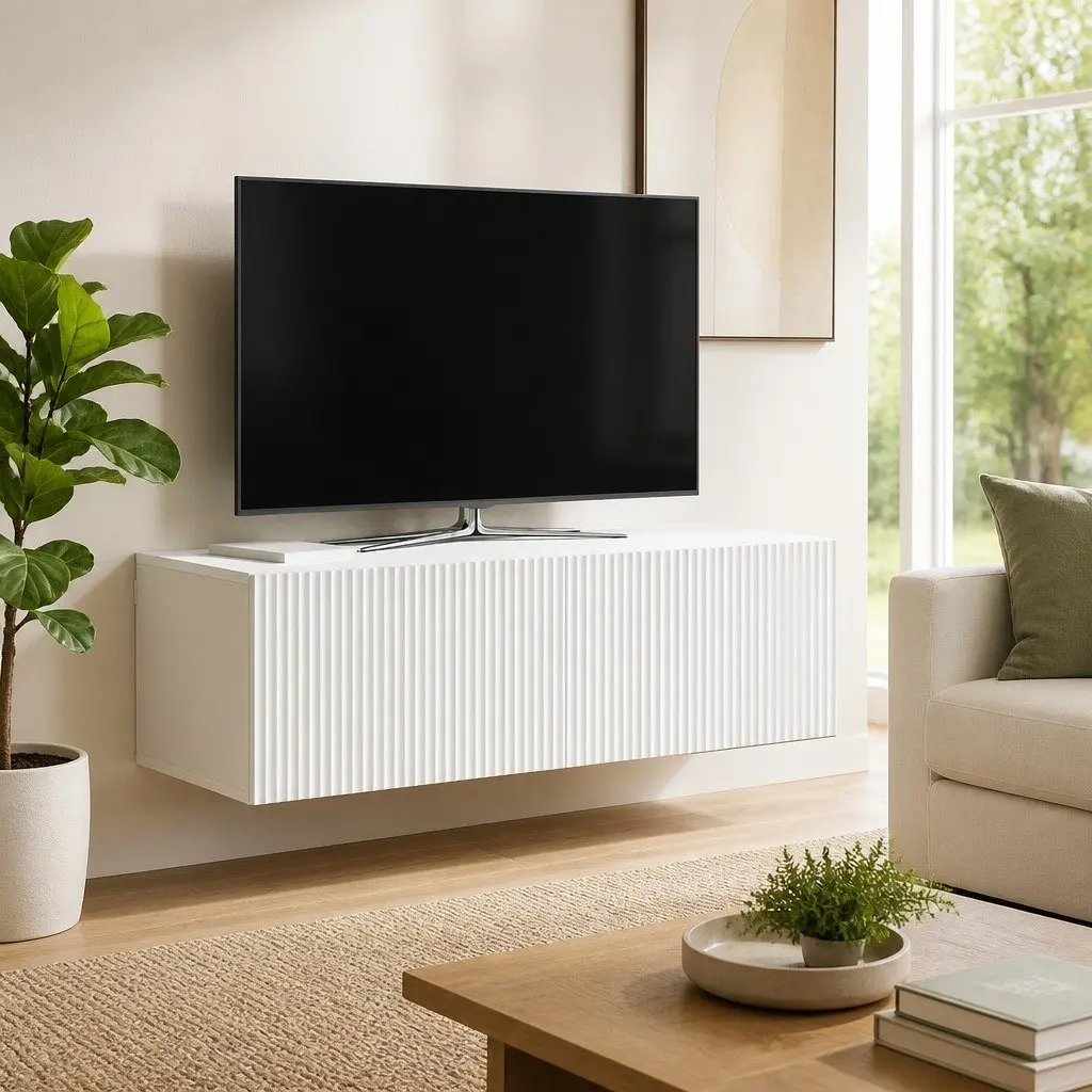 TV Cabinet Engineered Wood 98x41x30cm White