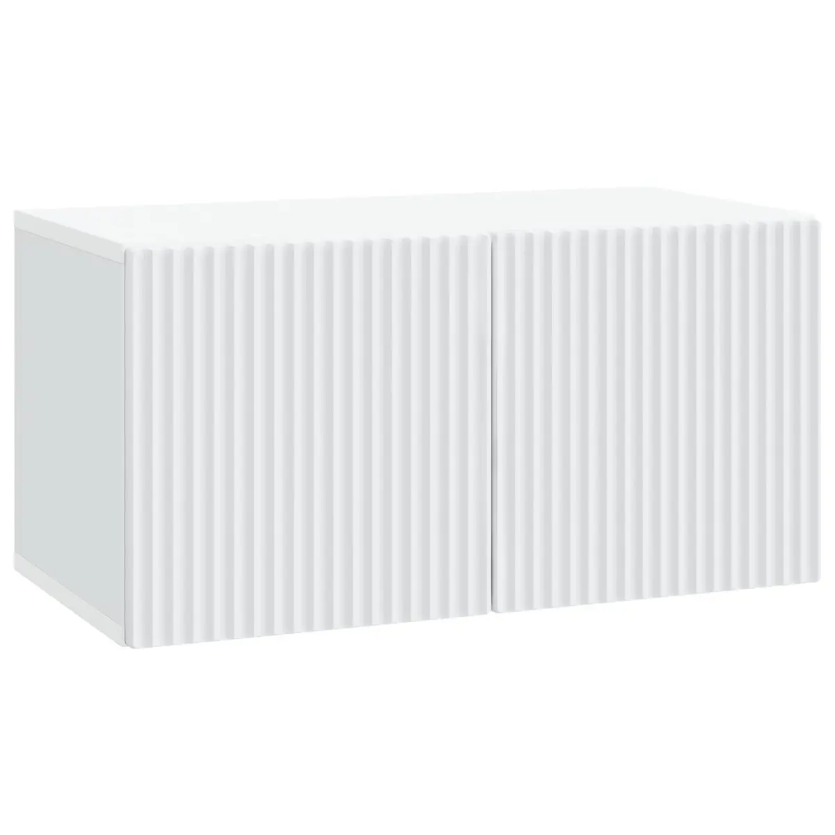 Wall-Mounted TV Cabinet Engineered Wood 59.5 x 31 x 30 cm White