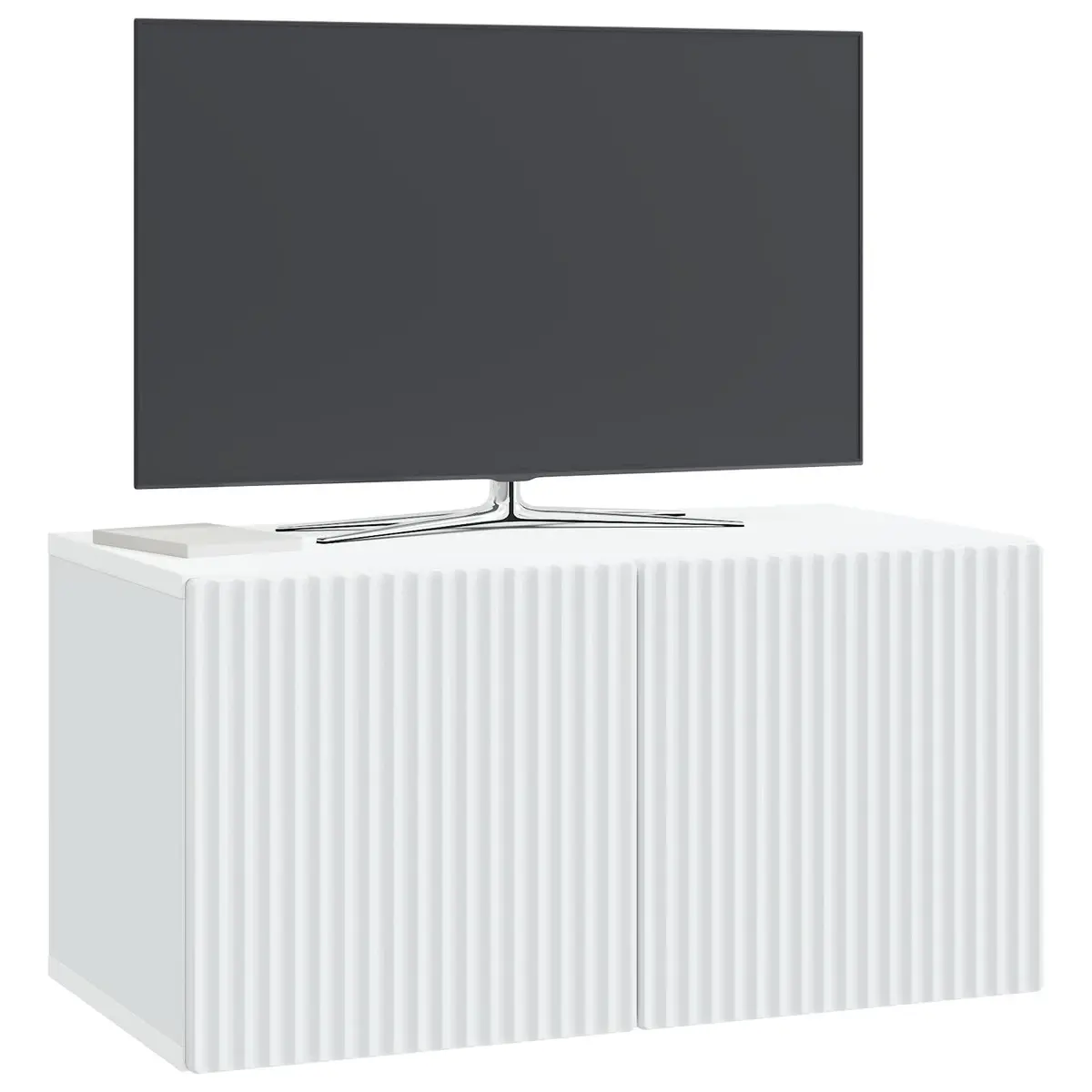 Wall-Mounted TV Cabinet Engineered Wood 59.5 x 31 x 30 cm White