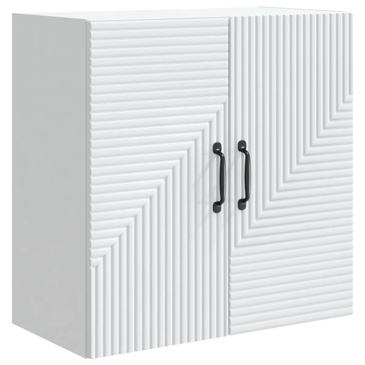 Wall-Mounted Storage Cabinet in White