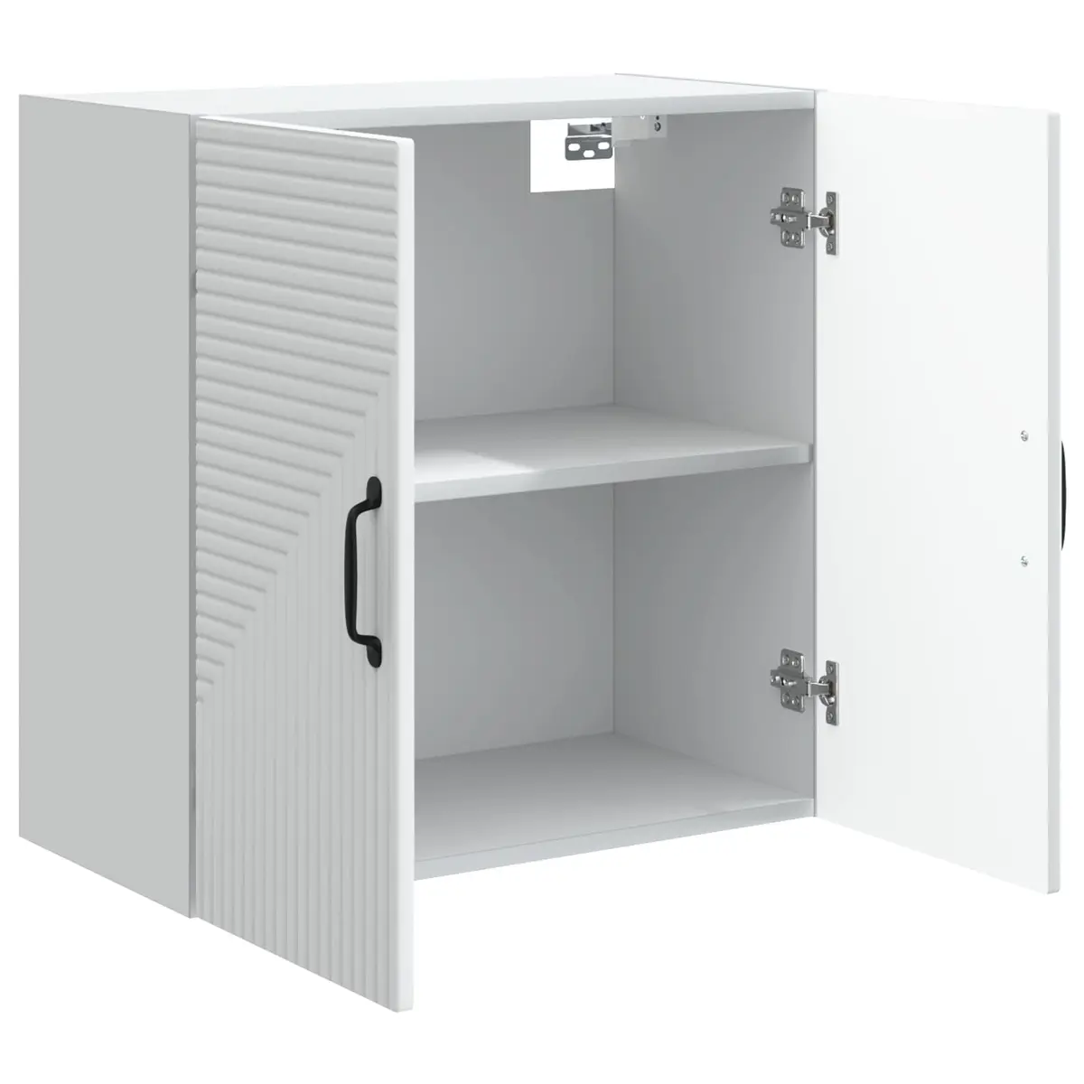 Wall-Mounted Storage Cabinet in White