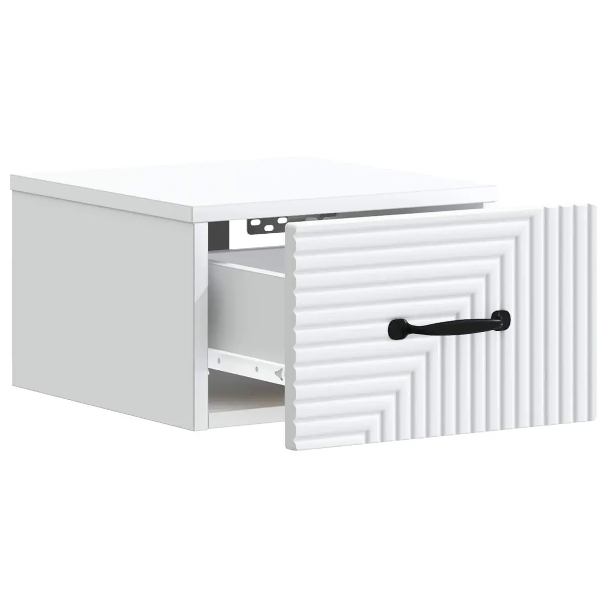 Wall-Mounted Bedside Cabinet with Drawer