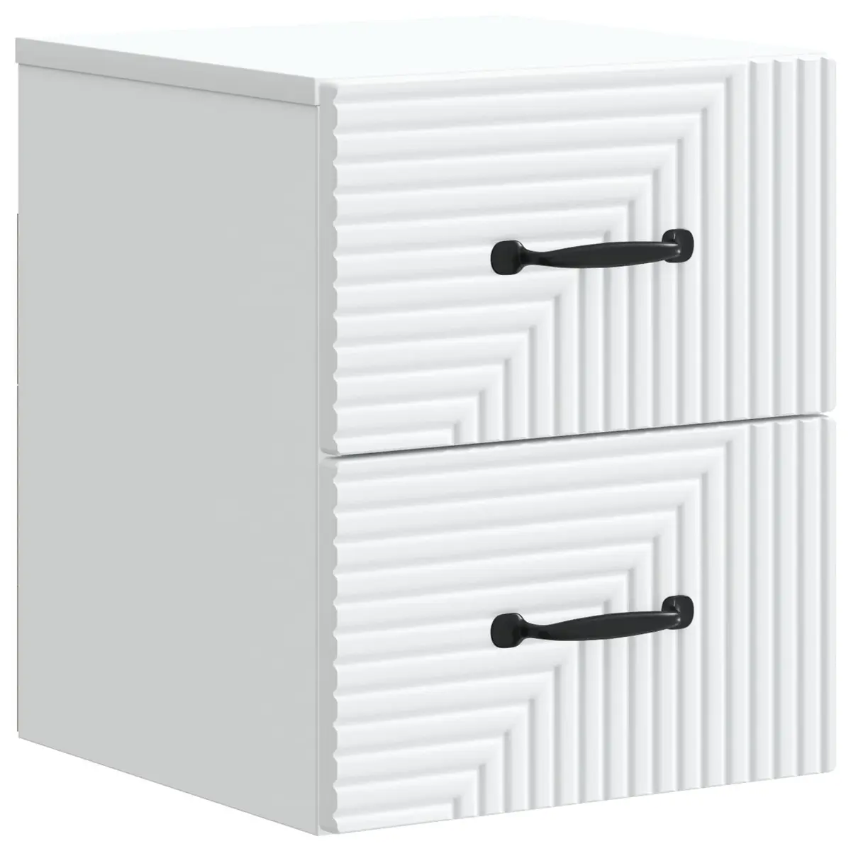 Wall-Mounted Bedside Cabinet White 34.5 x 33 x 40 cm
