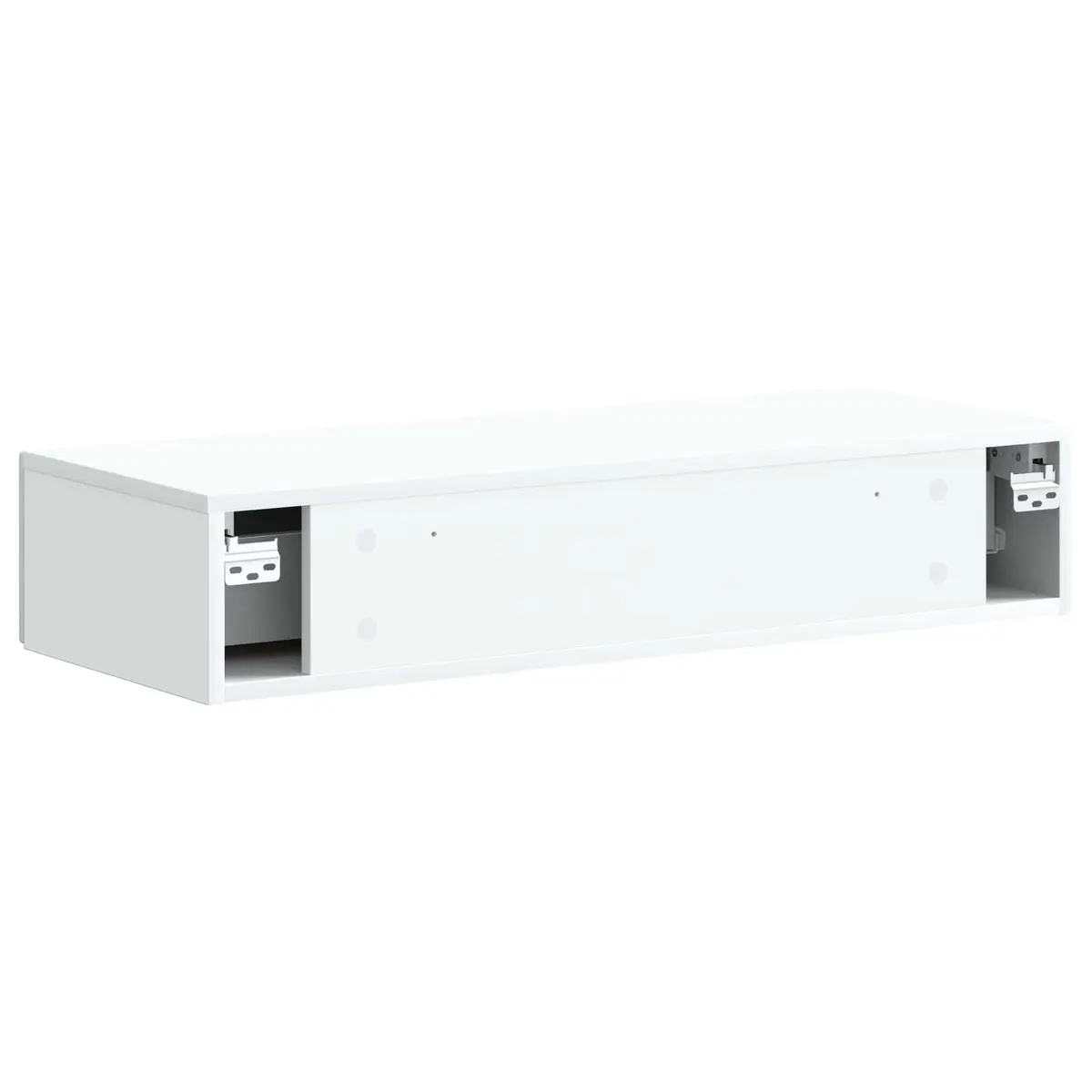 Wall-Mounted Side Table with Storage Drawer