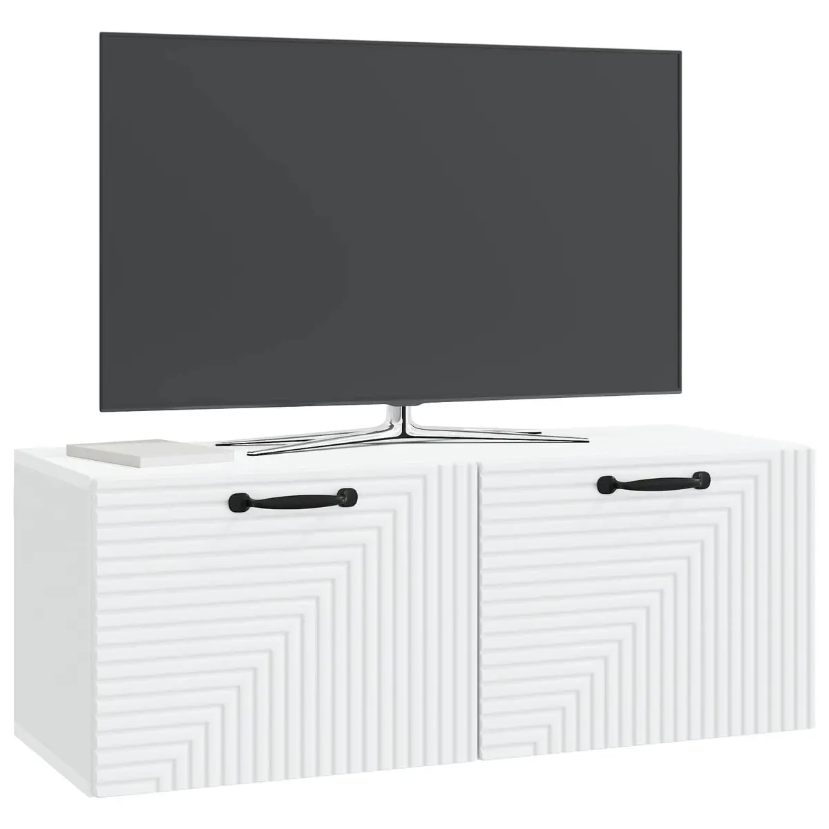 Wall-Mounted TV Cabinet Engineered Wood 78.5 x 31 x 30cm White