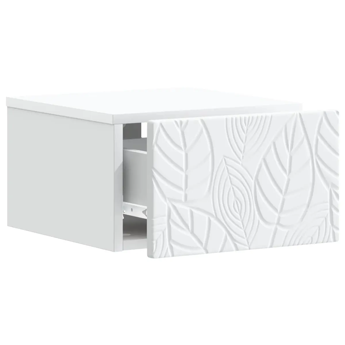 Wall-Mounted Bedside Cabinet with Storage Drawer