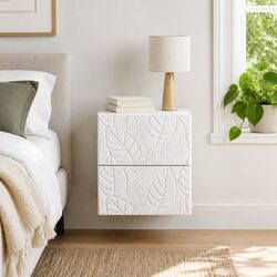 Stylish Wall-Mounted Bedside Cabinet for Modern Homes