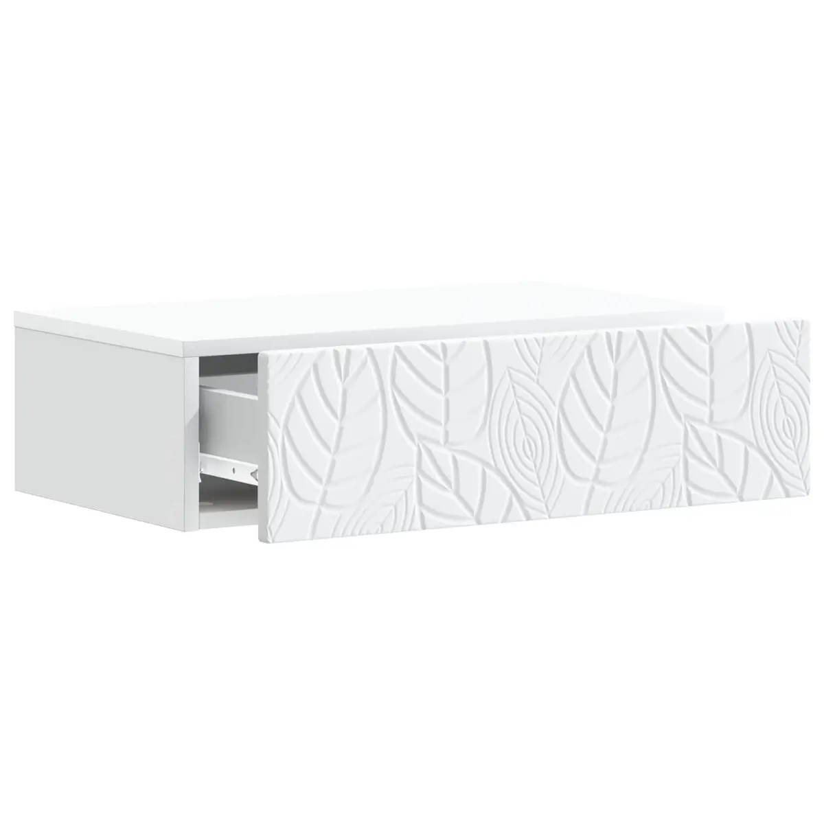 Wall-Mounted Side Table with Drawers for Storage