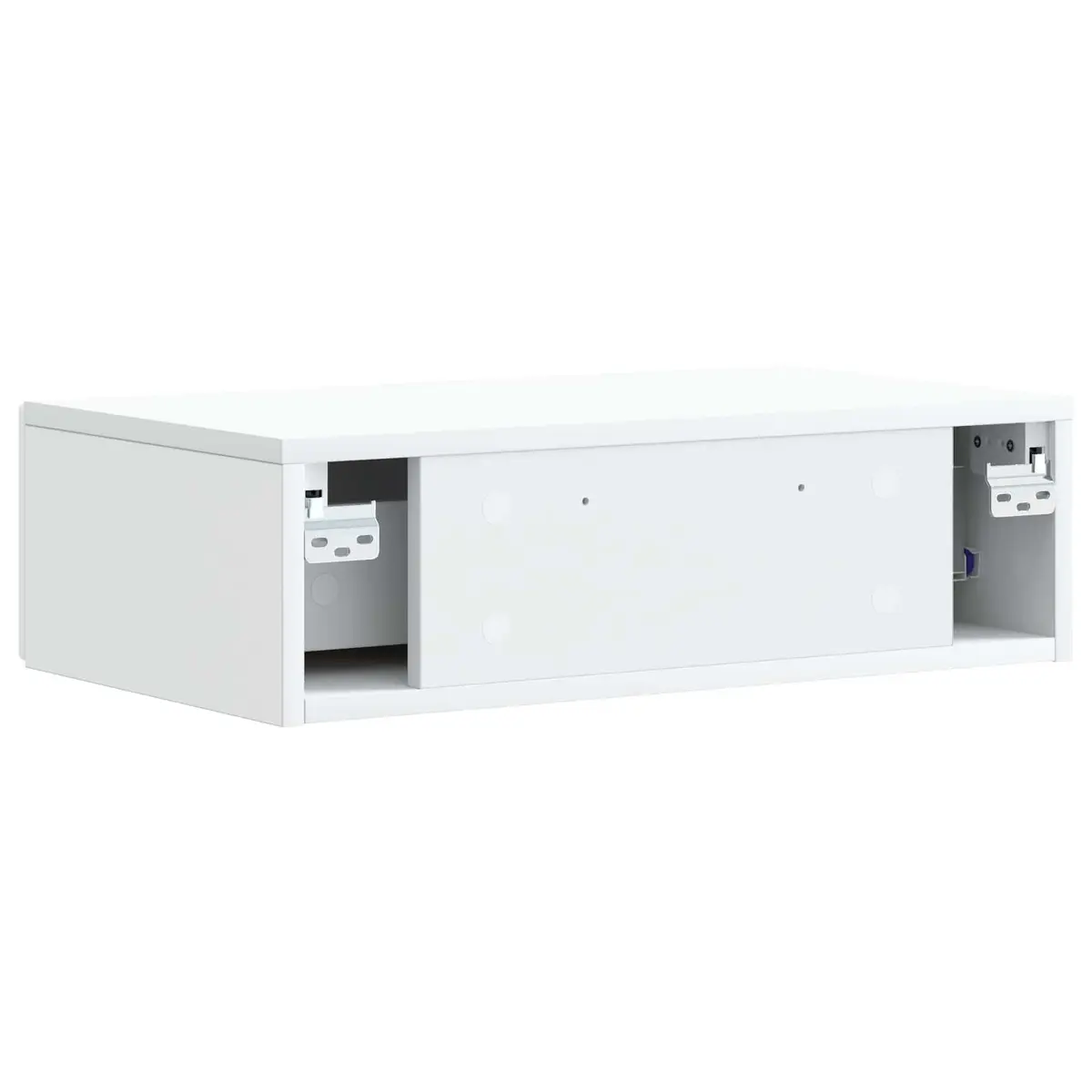 Wall-Mounted Side Table with Drawers for Storage