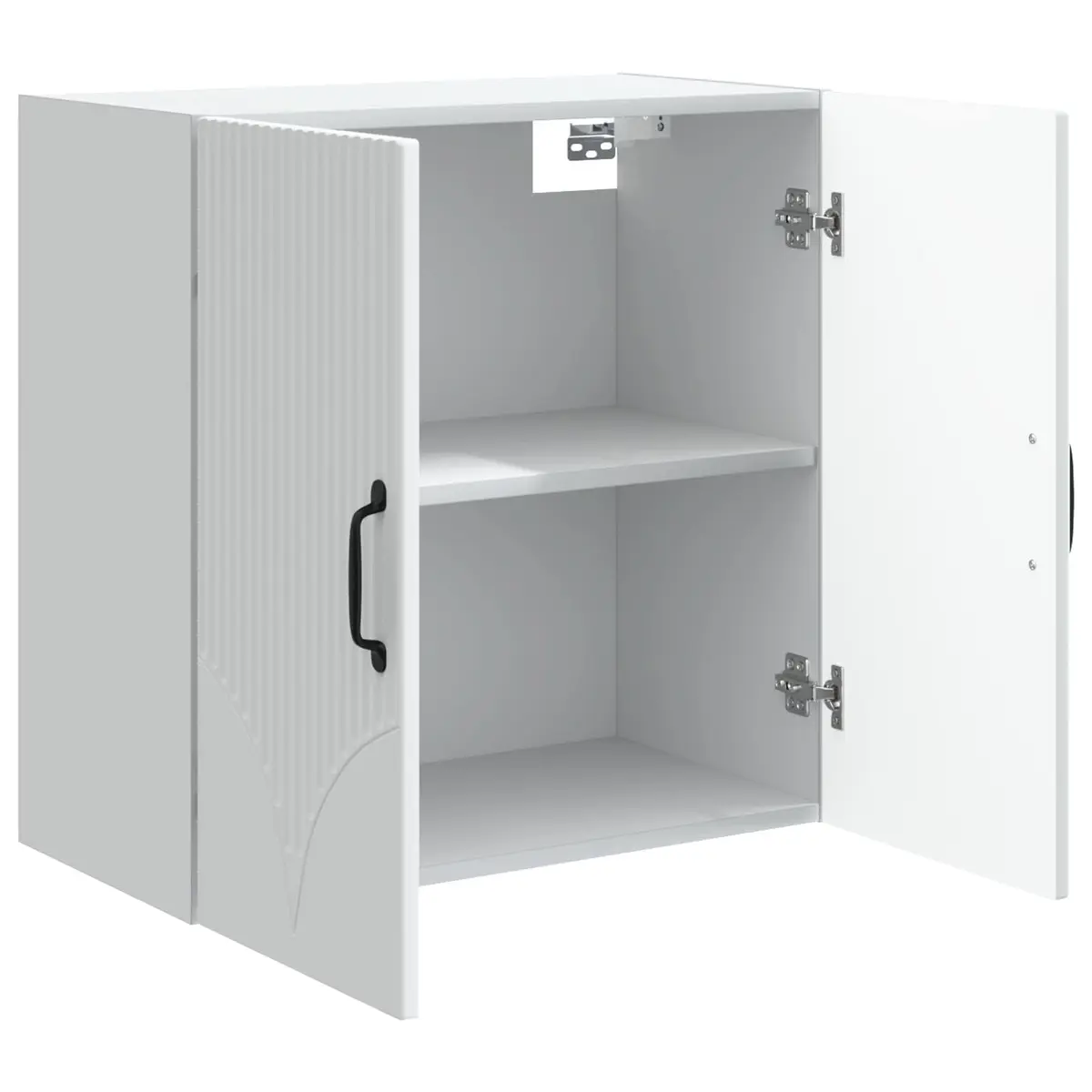 Wall-Mounted Storage Cabinet in White