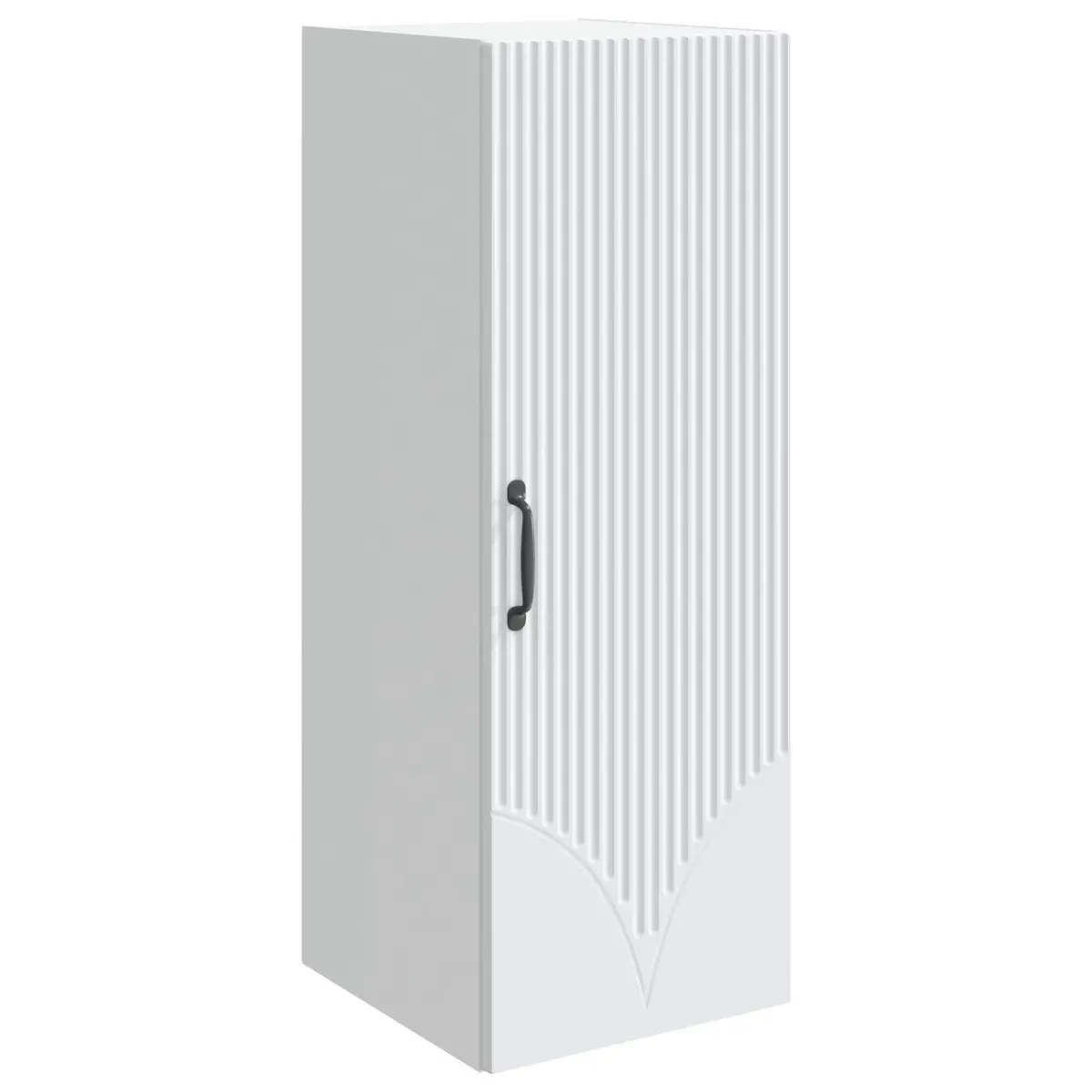 Wall-Mounted Storage Cabinet in White Finish