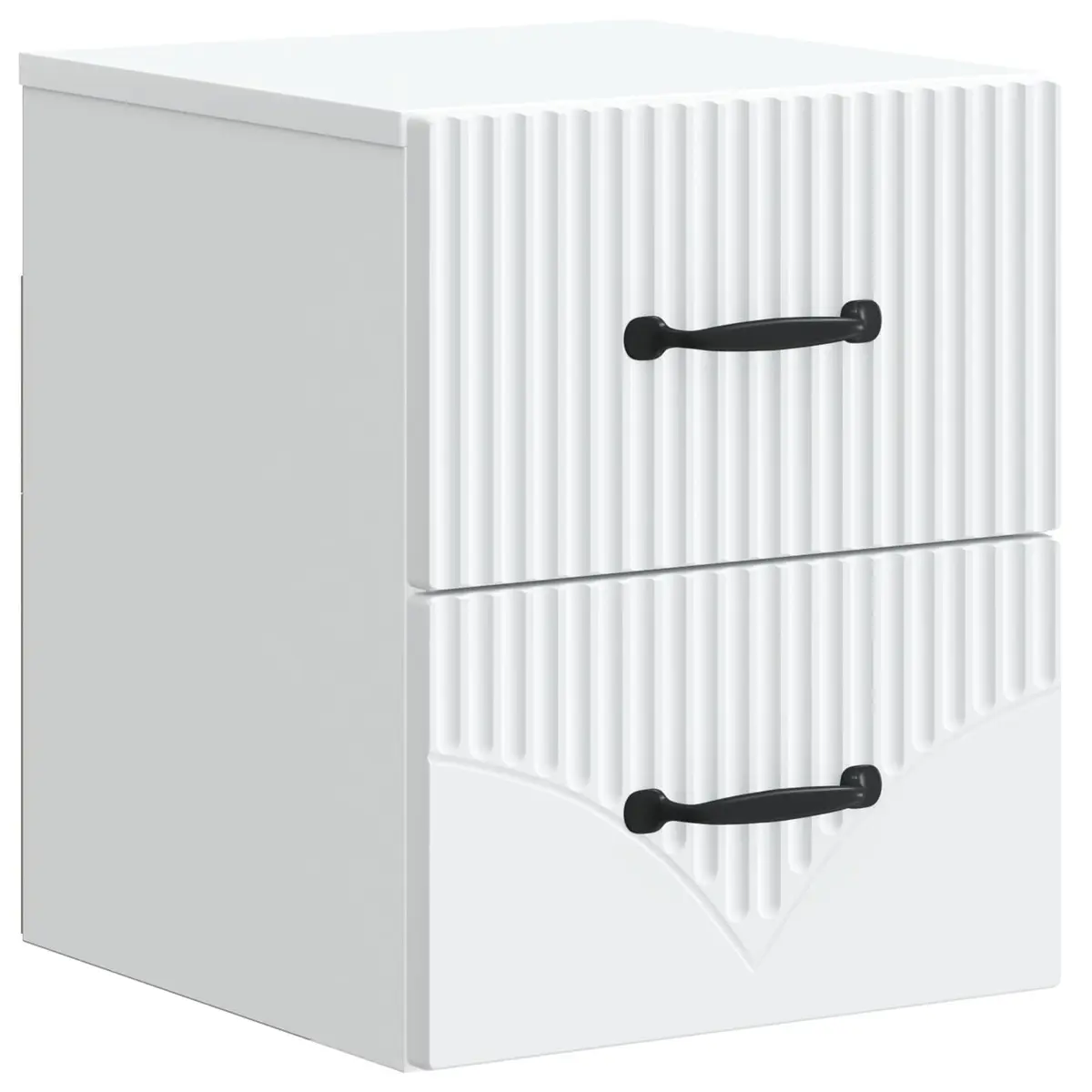 Wall-Mounted Bedside Cabinet with Storage