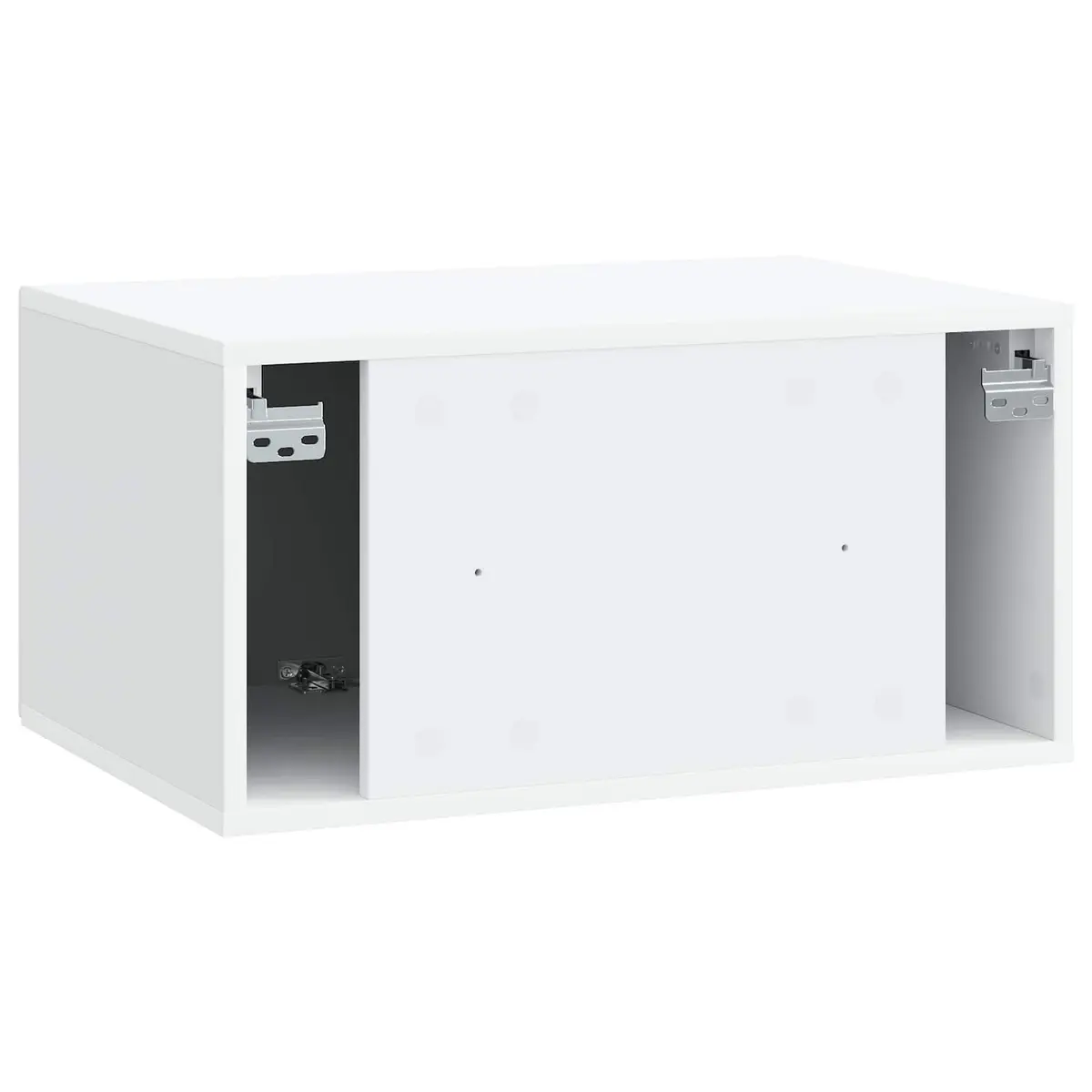 Wall-Mounted TV Cabinet Engineered Wood 59.5 x 41 x 30 cm White