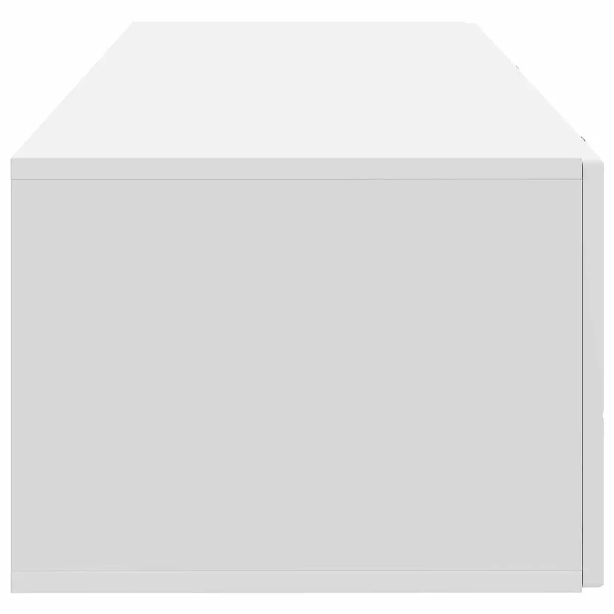 Wall-Mounted TV Cabinet in White 98x41x30cm