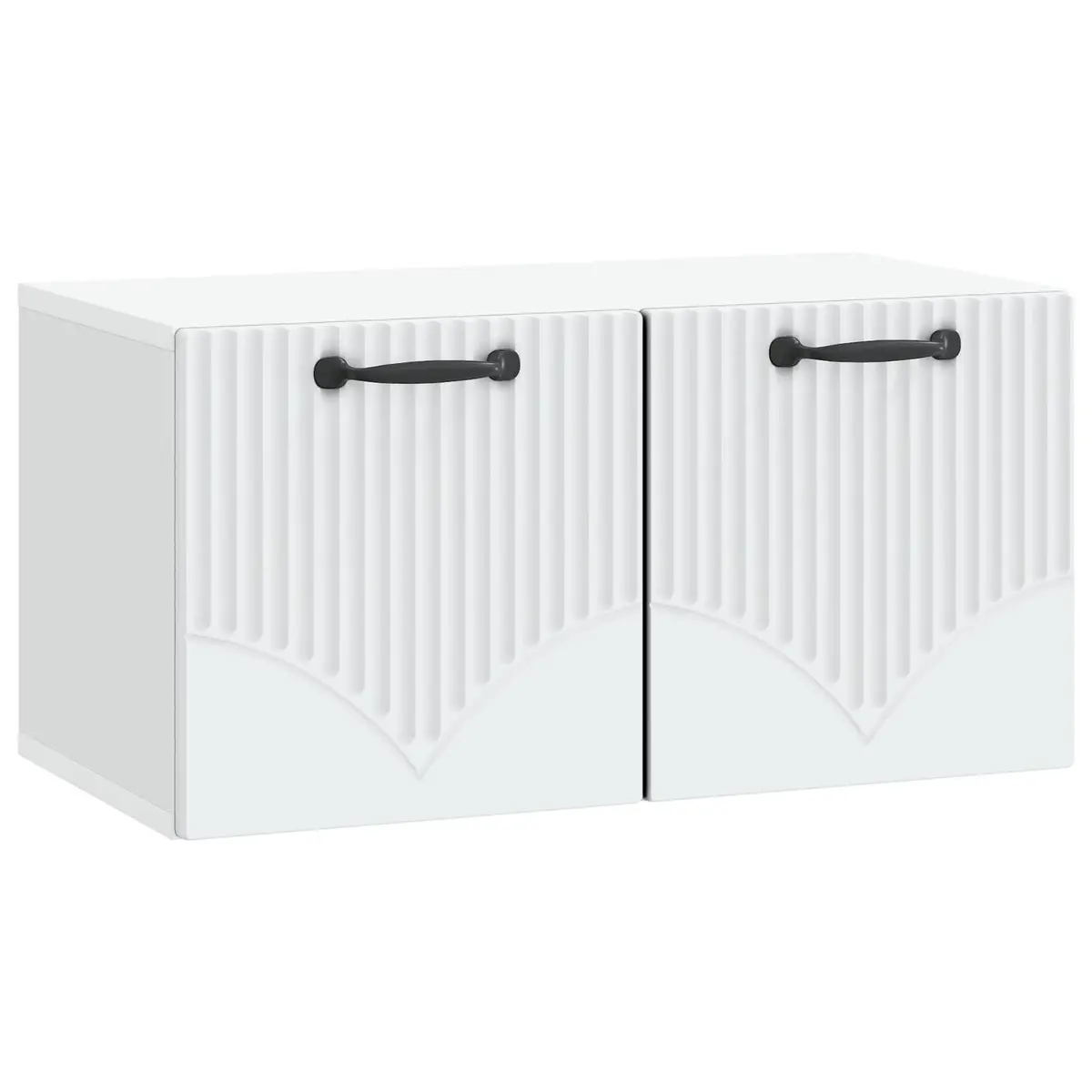 Wall-Mounted TV Cabinet Engineered Wood 59.5 x 31 x 30 cm White