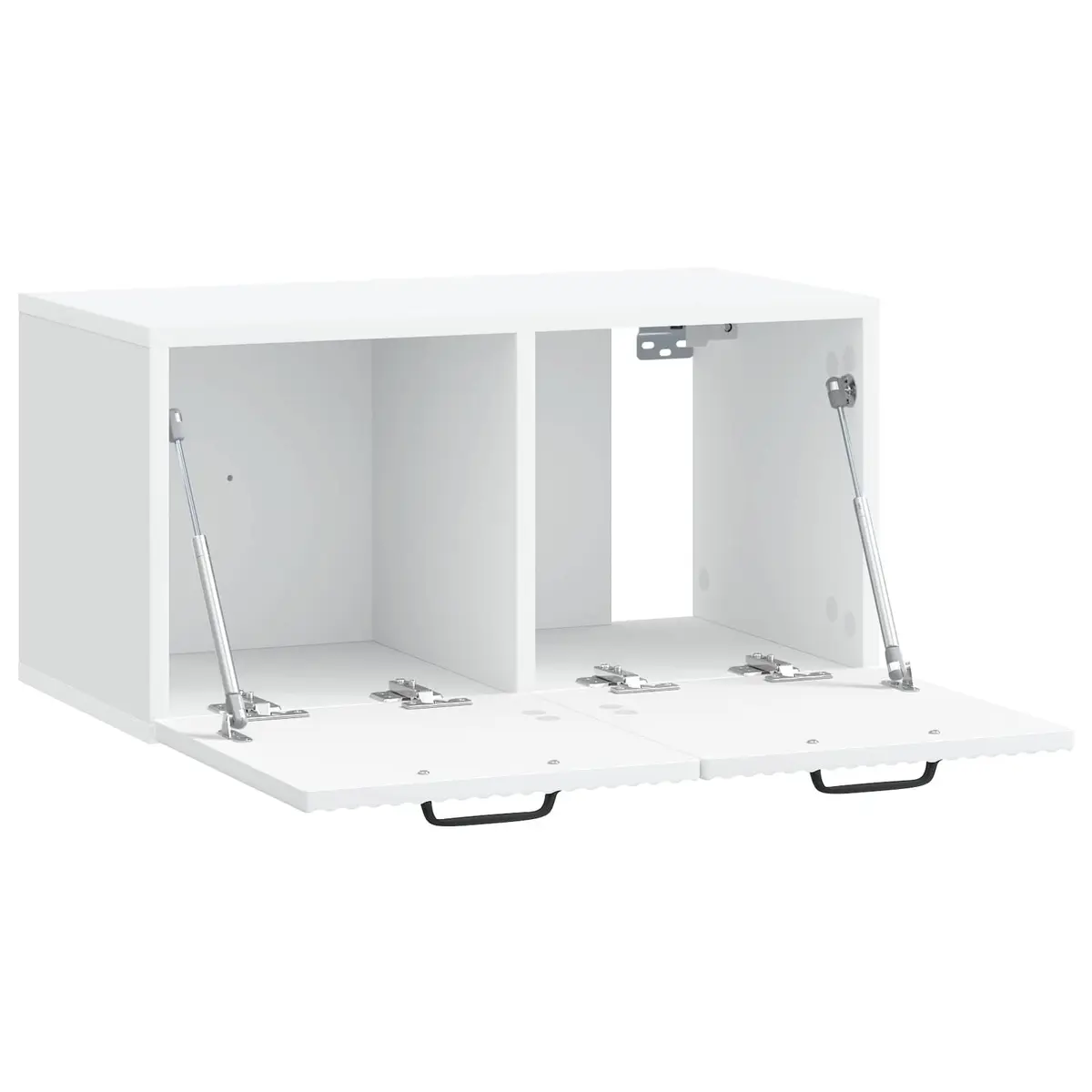 Wall-Mounted TV Cabinet Engineered Wood 59.5 x 31 x 30 cm White