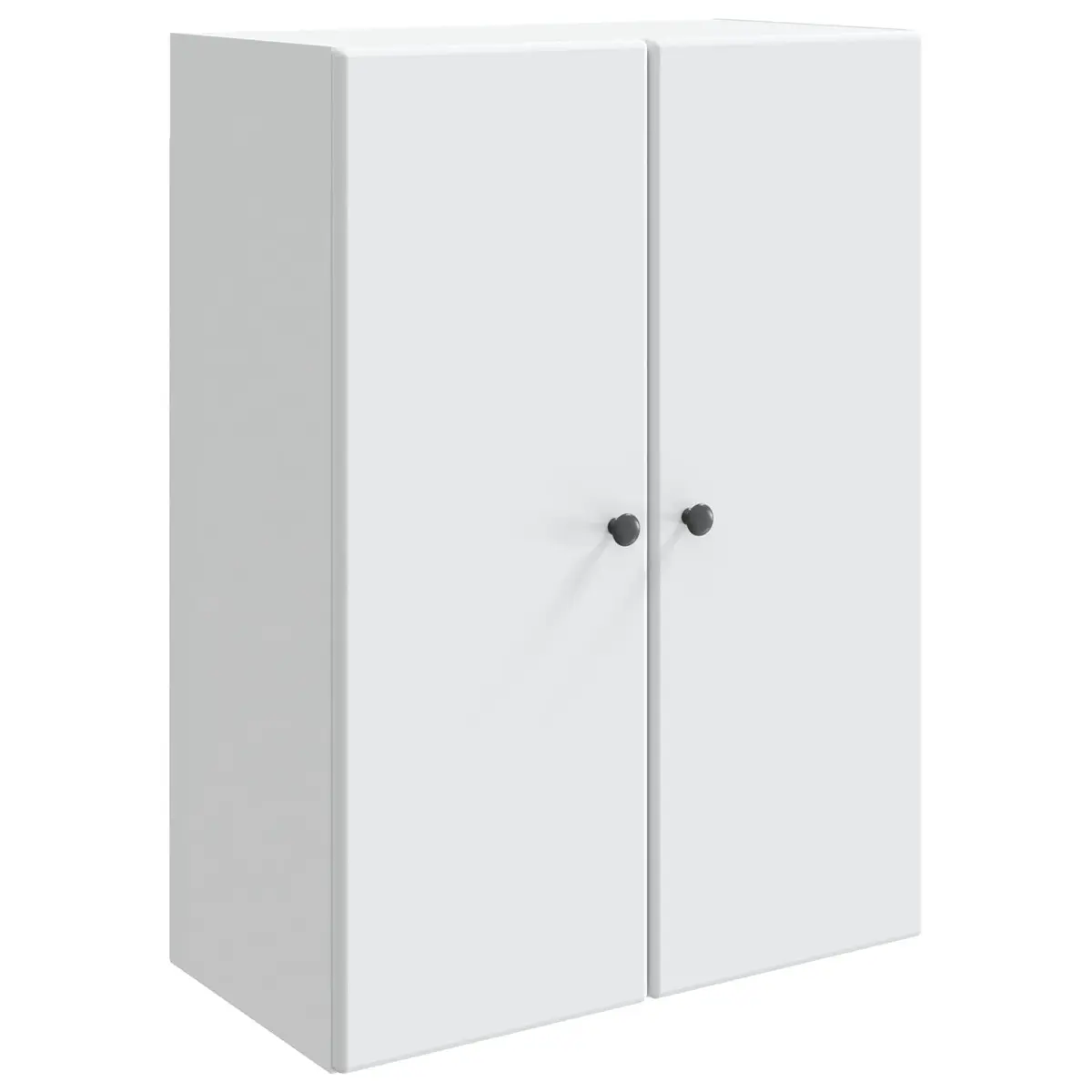 White Engineered Wood Wall-Mounted Cabinet