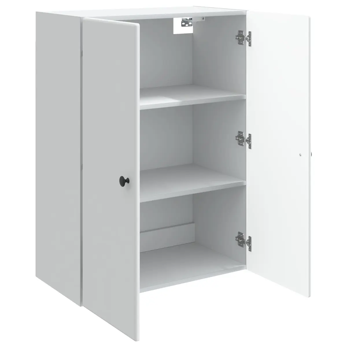 White Engineered Wood Wall-Mounted Cabinet