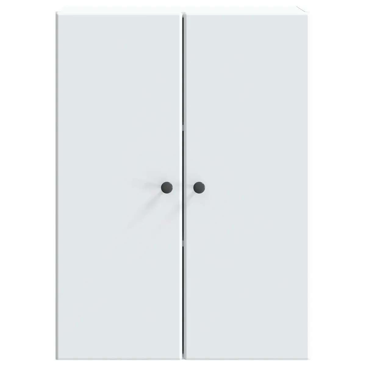 White Engineered Wood Wall-Mounted Cabinet