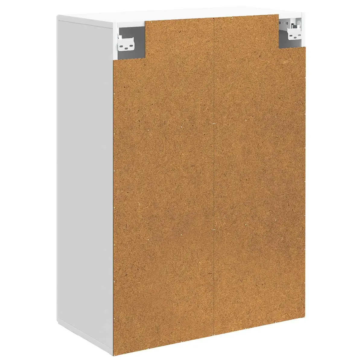 White Engineered Wood Wall-Mounted Cabinet