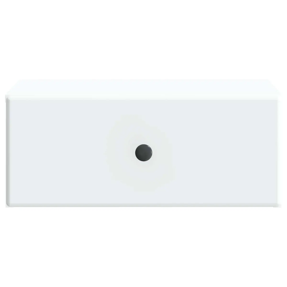 Wall-Mounted Bedside Cabinet in White