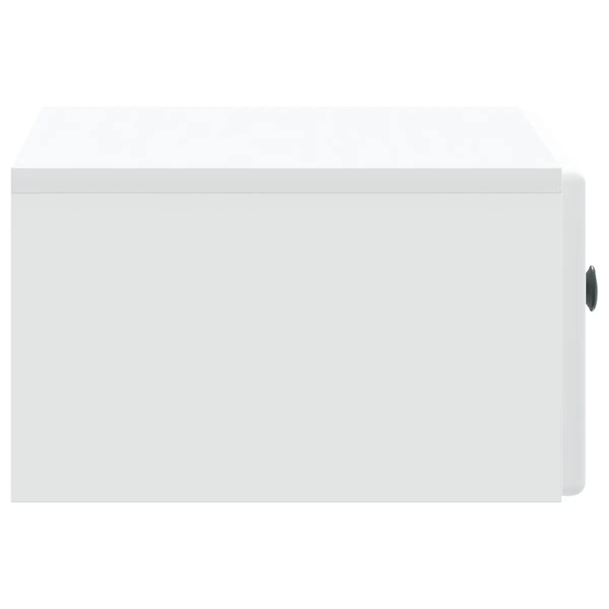 Wall-Mounted Bedside Cabinet in White