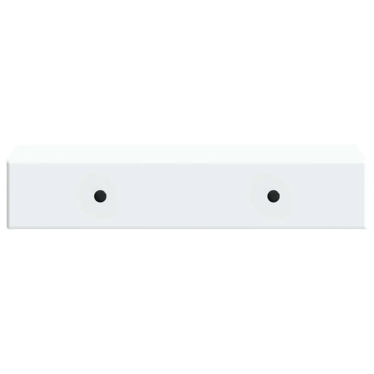 Wall-Mounted Side Table with Drawers in White