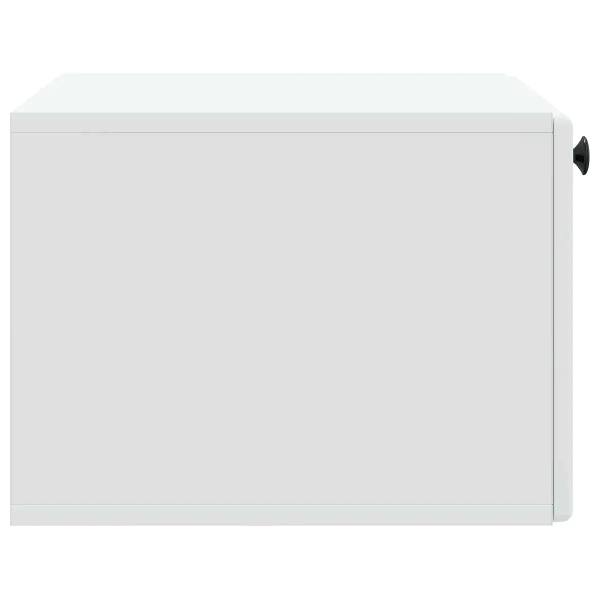 White Wall-Mounted TV Cabinet for Living Rooms
