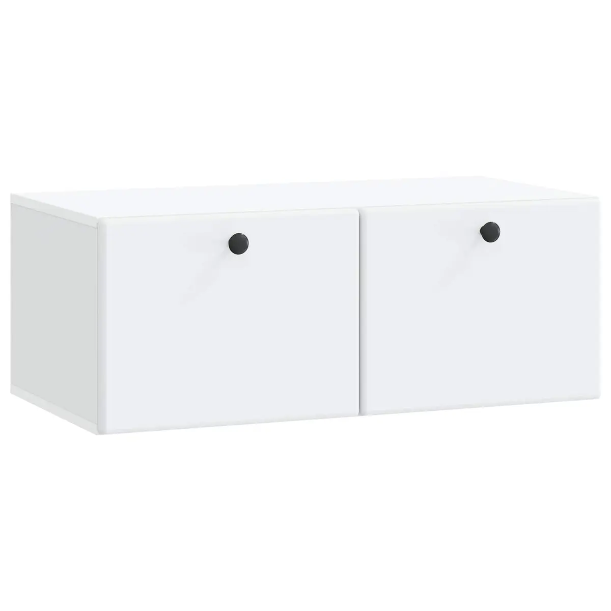 Wall-Mounted TV Cabinet 78.5 x 41 x 30 cm White Engineered Wood Storage Unit
