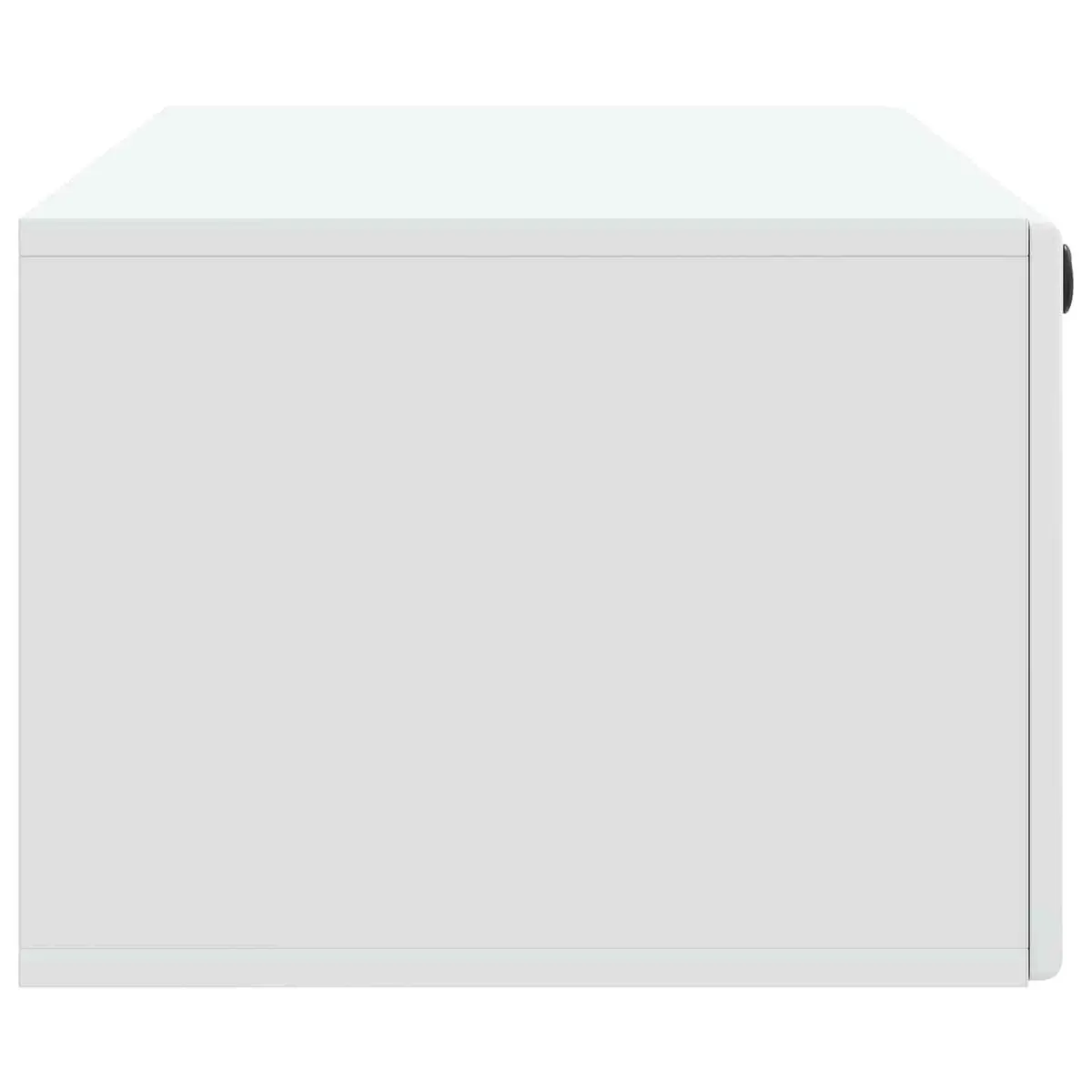 Wall-Mounted TV Cabinet in White, 98 x 41 x 30 cm