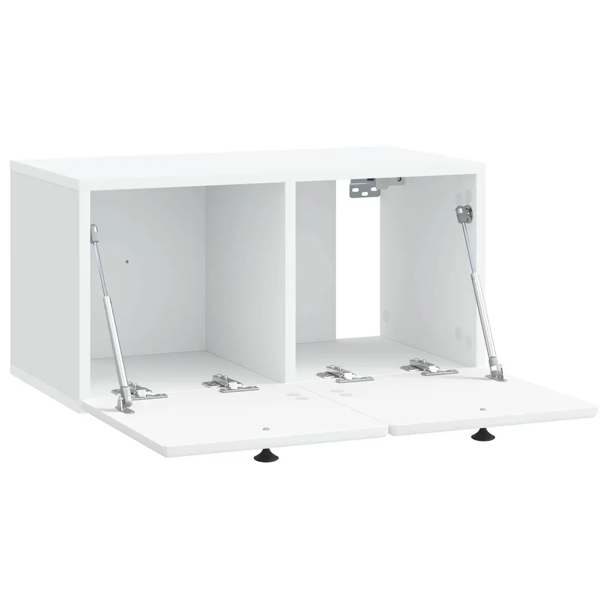 Wall-Mounted TV Cabinet Engineered Wood 59.5 x 31 x 30 cm White