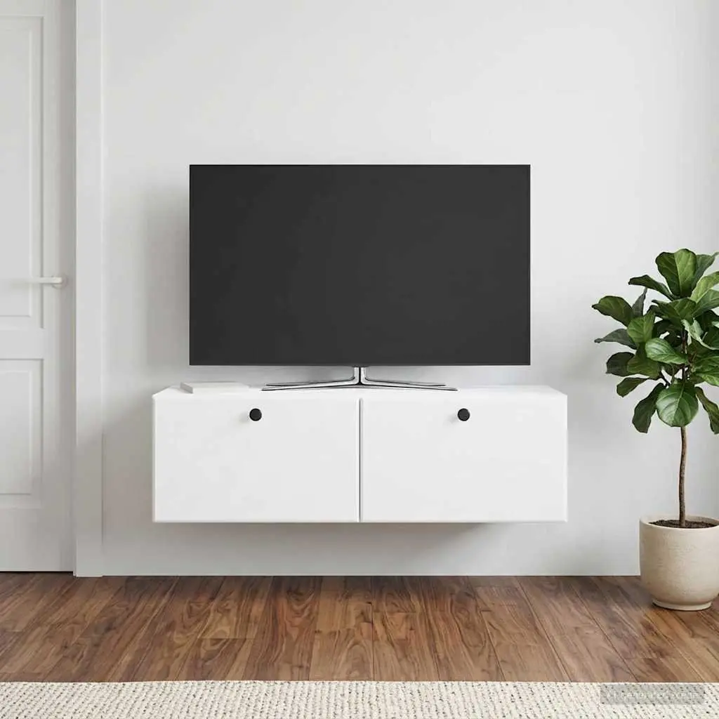 Wall-Mounted TV Cabinet with Spacious Storage
