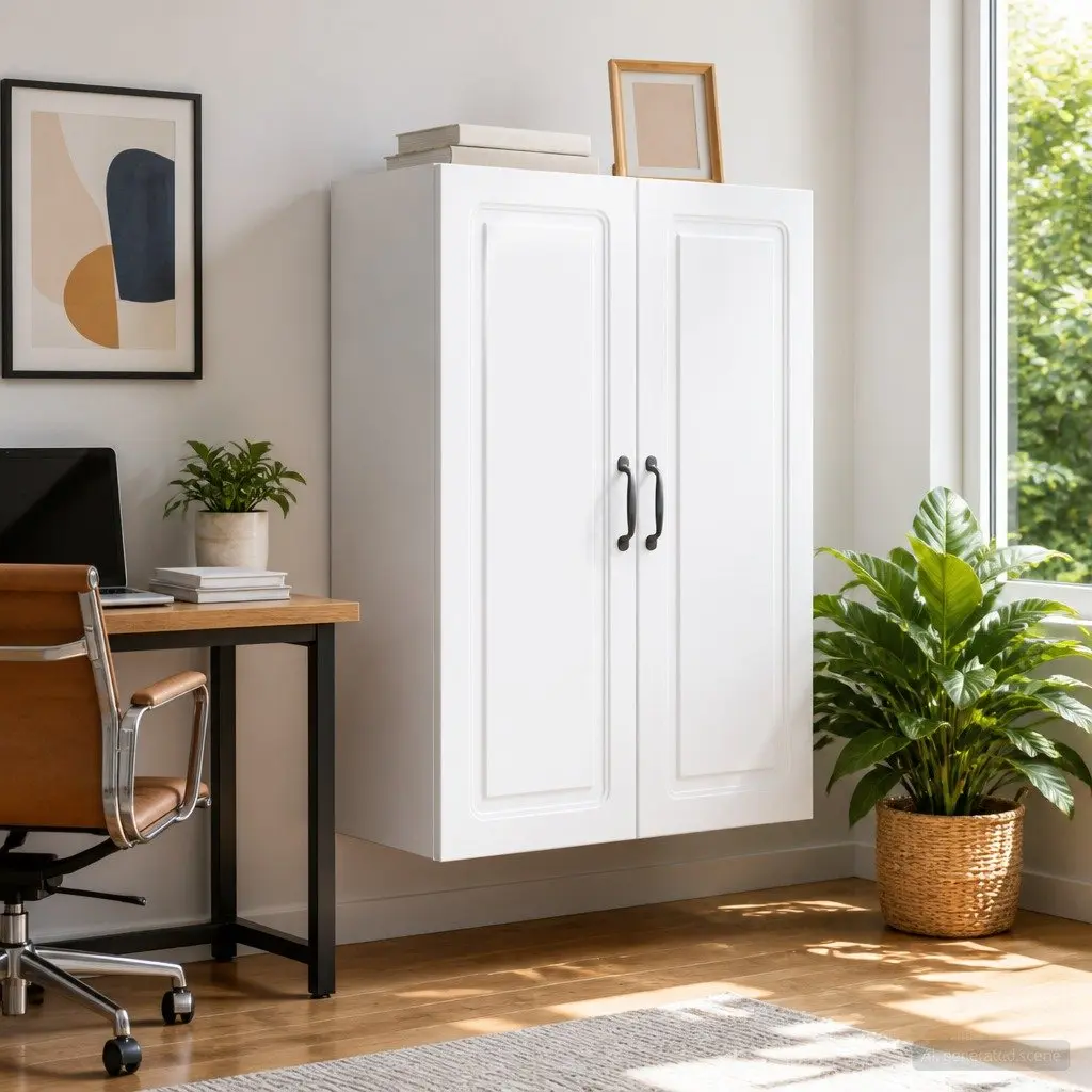 Wall-Mounted Storage Cabinet 66x34.5x90cm